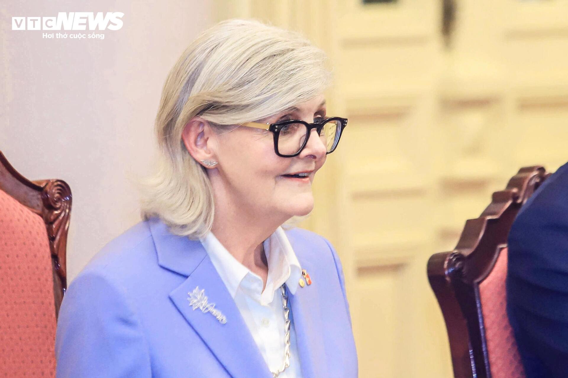 Chủ tịch nước Lương Cường chủ trì lễ đón Toàn quyền Australia Sam Mostyn - 14