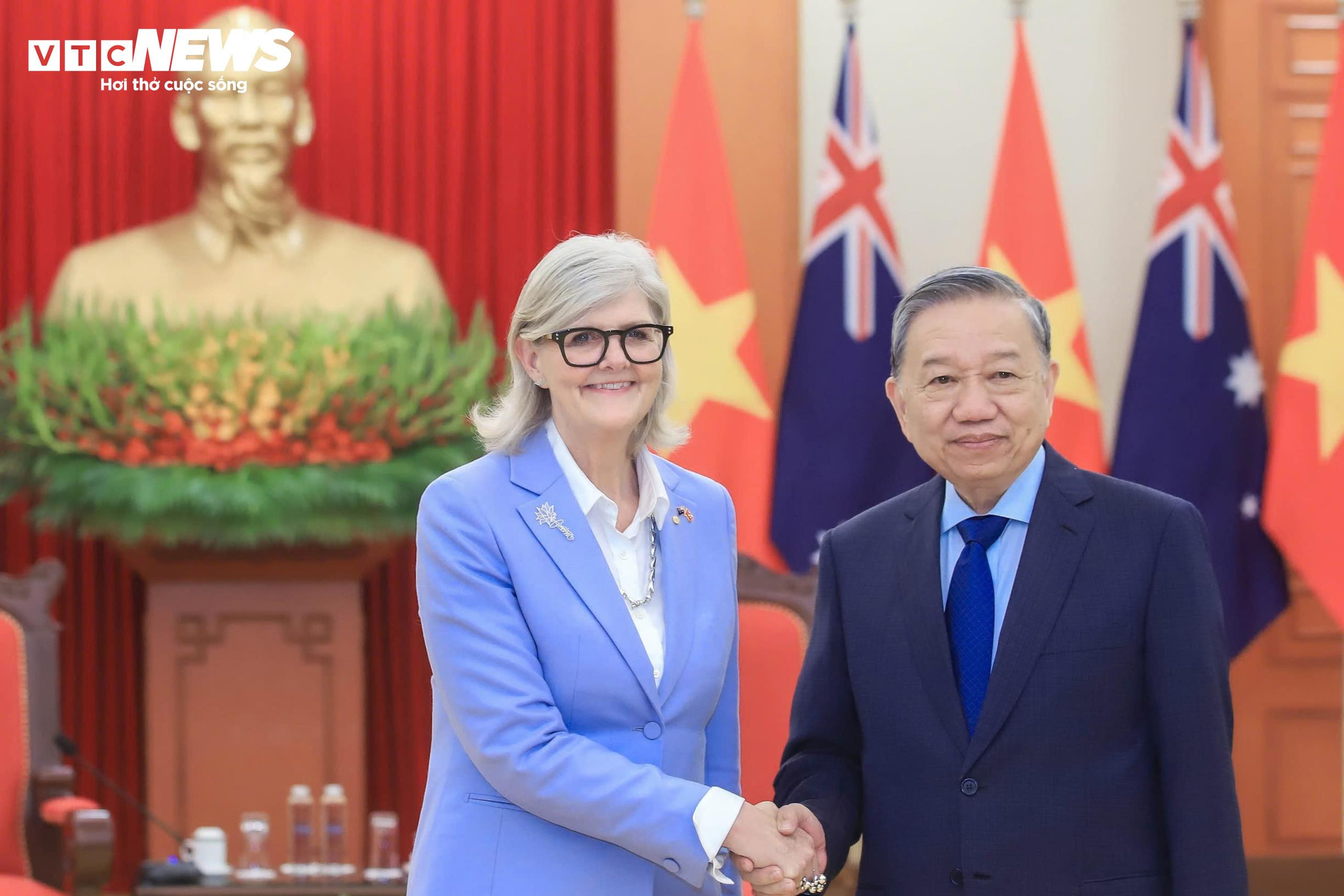 Tổng Bí thư Tô Lâm tiếp Toàn quyền Australia Sam Mostyn - 2