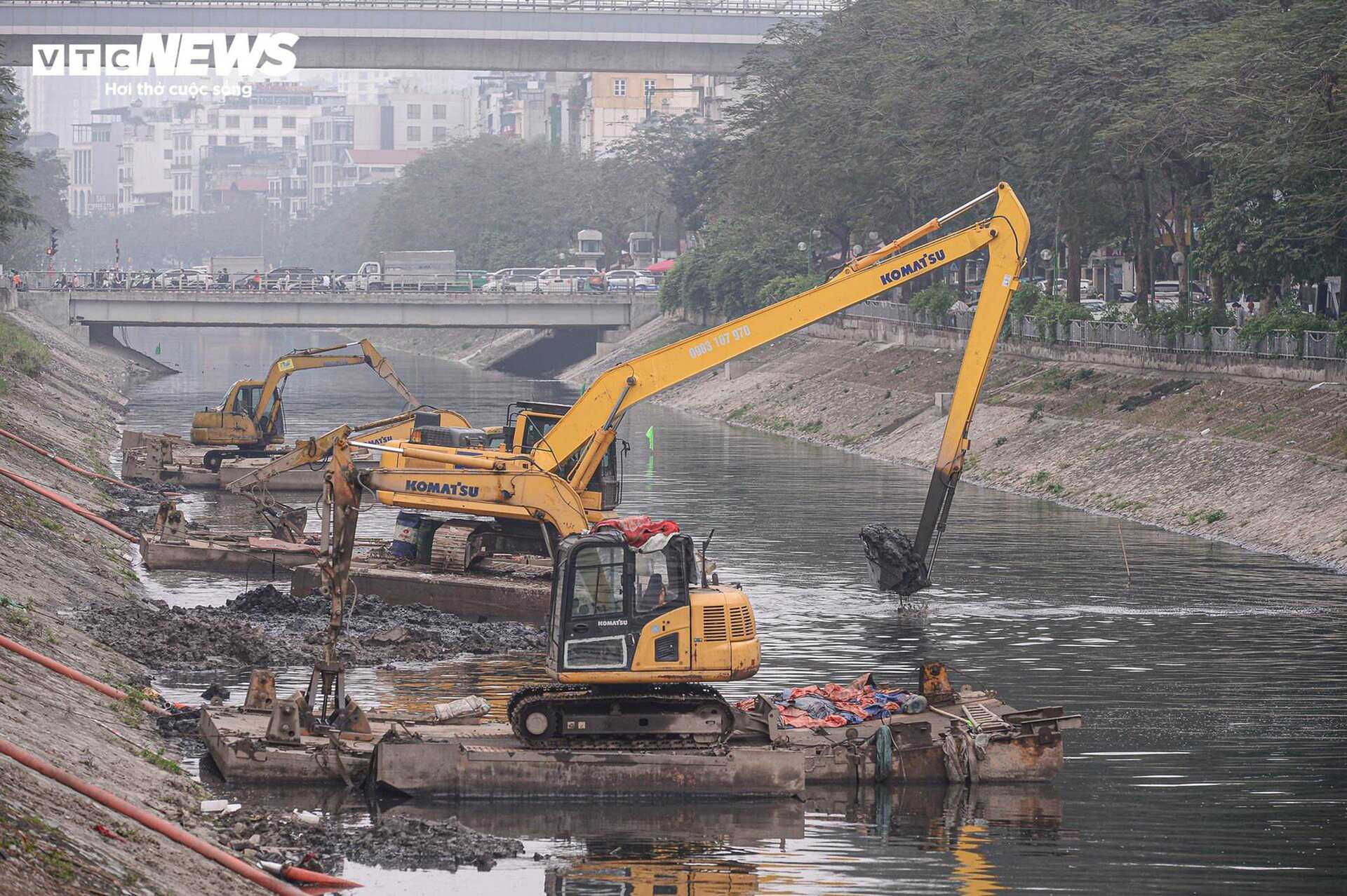 Sông Tô Lịch thay đổi ra sao sau một năm triển khai dự án 'hồi sinh'? - 14