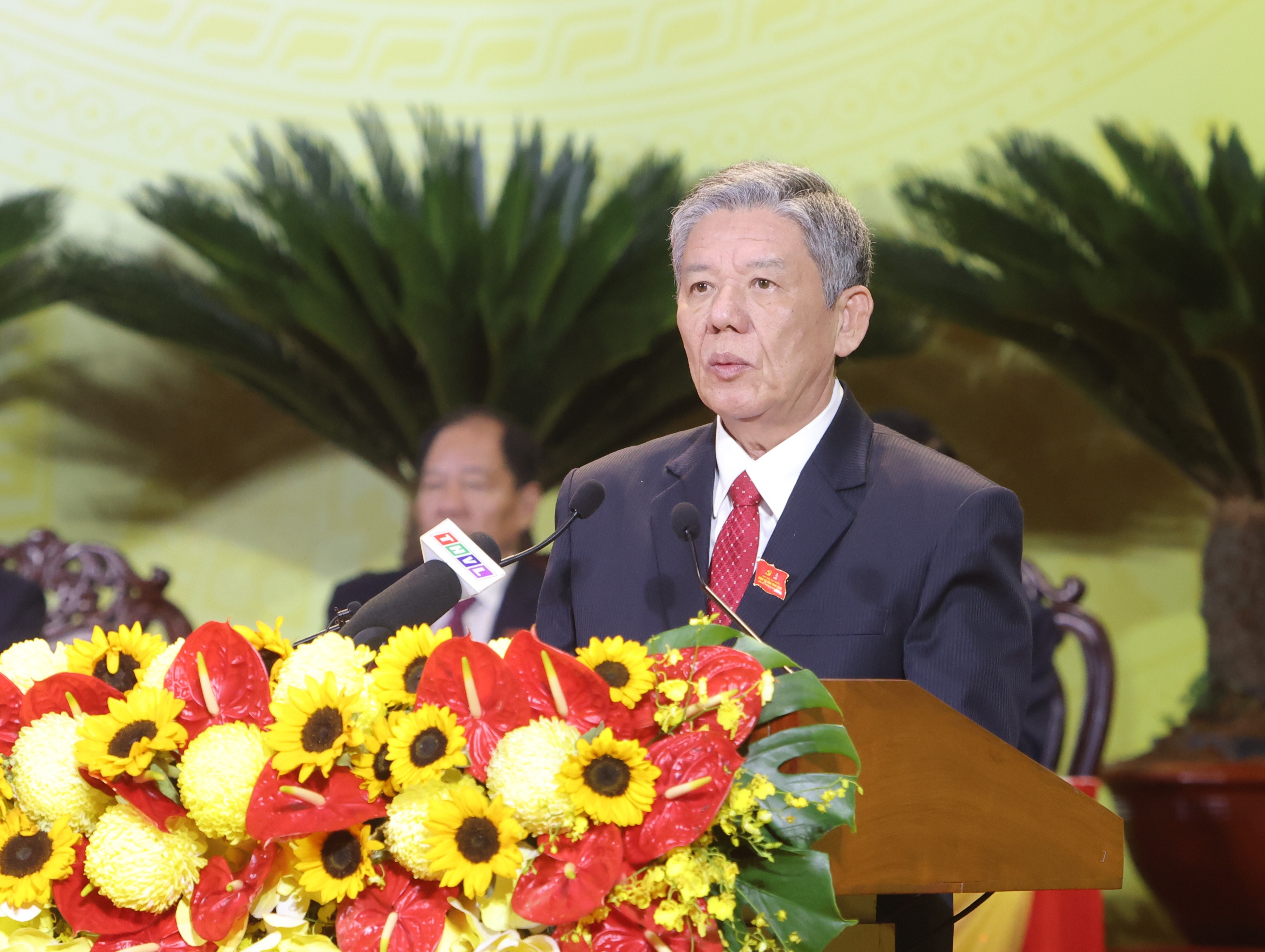 Toàn cảnh Đại hội Đại biểu Đảng bộ tỉnh Vĩnh Long lần I, nhiệm kỳ 2025-2030 - 5