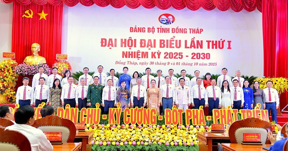 Toàn cảnh Đại hội Đảng bộ Đồng Tháp lần thứ I, nhiệm kỳ 2025-2030 - 12
