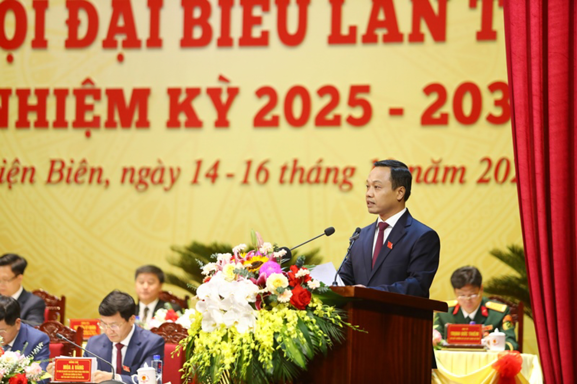 Khai mạc Đại hội Đảng bộ tỉnh Điện Biên lần thứ XV - 8