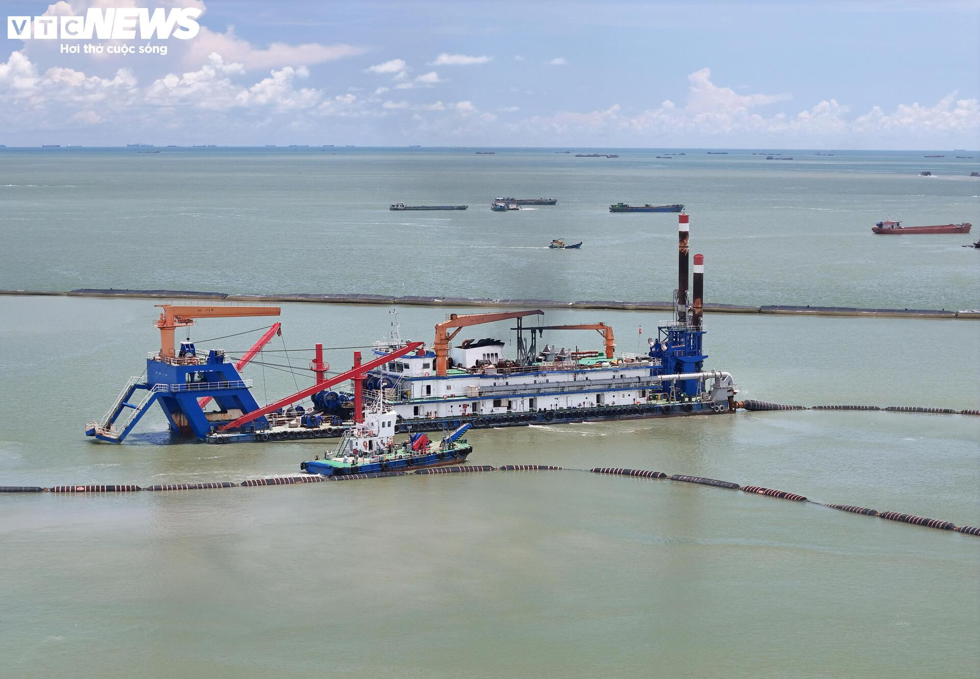 Panorama នៃគម្រោងទំនើបនៃការទន្ទ្រានលើសមុទ្រ Can Gio បន្ទាប់ពីសាងសង់ជិតកន្លះឆ្នាំ - ៦