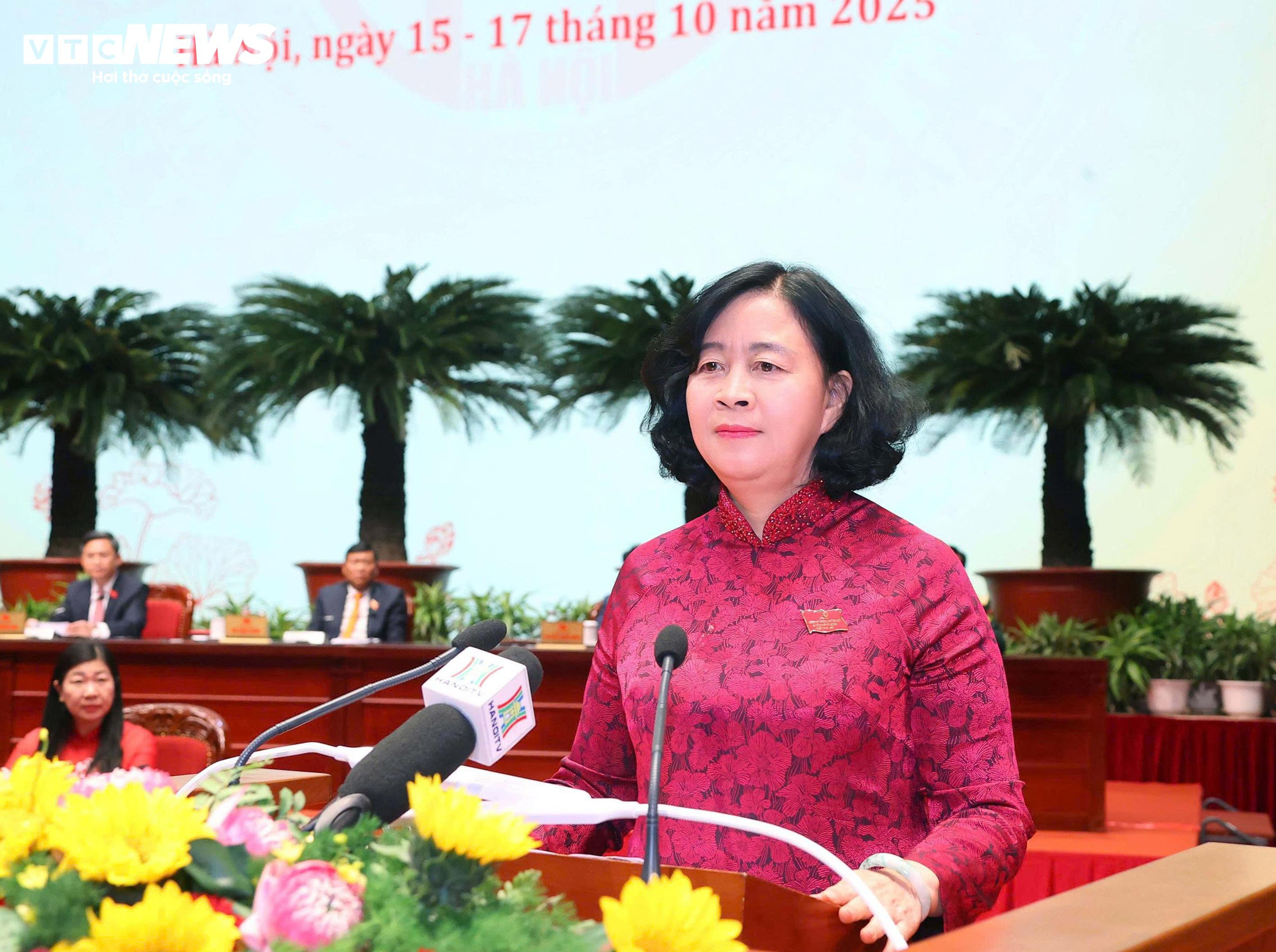 Bế mạc Đại hội đại biểu Đảng bộ TP Hà Nội khóa XVIII, nhiệm kỳ 2025-2030 - 5