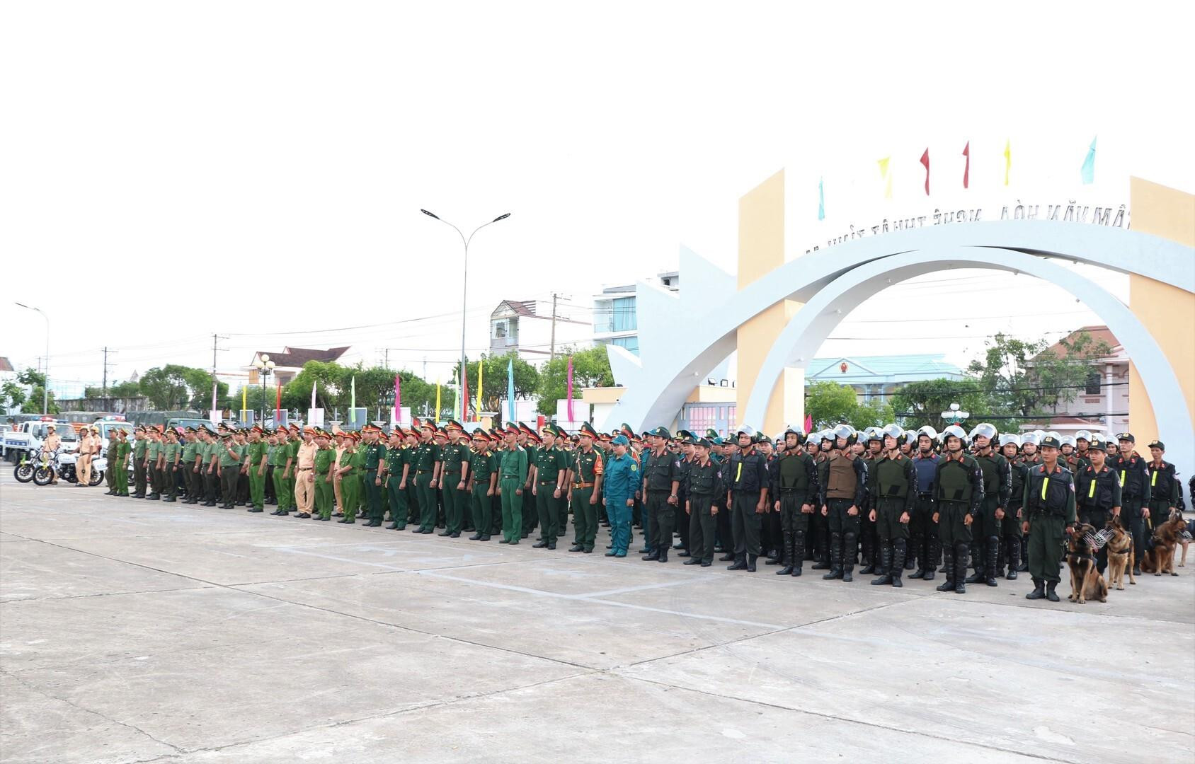 An Giang ra quân đảm bảo an ninh trật tự phục vụ Đại hội Đảng bộ tỉnh lần thứ I - 8