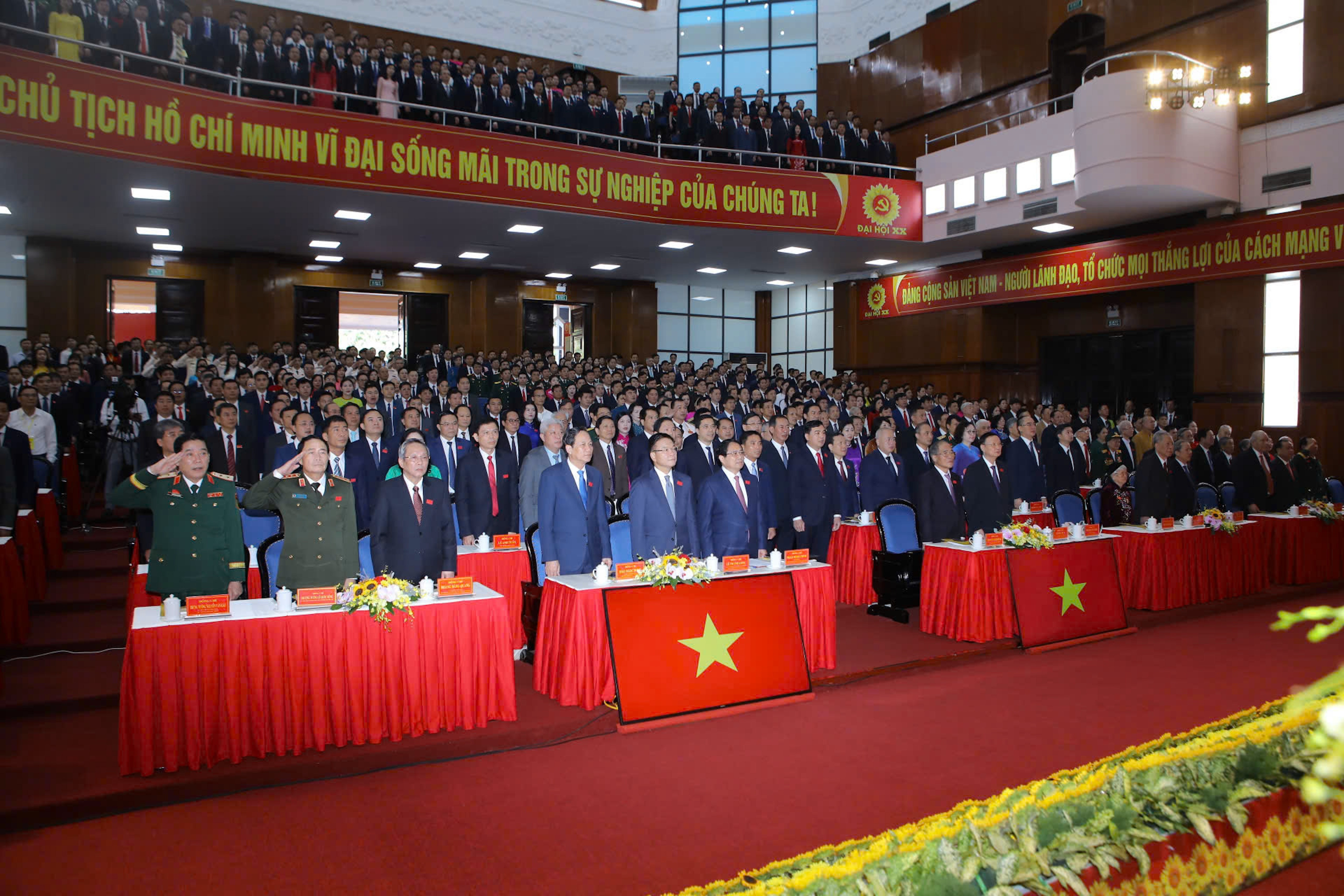 Ảnh: Thủ tướng Phạm Minh Chính dự Đại hội đại biểu Đảng bộ tỉnh Thanh Hoá - 3