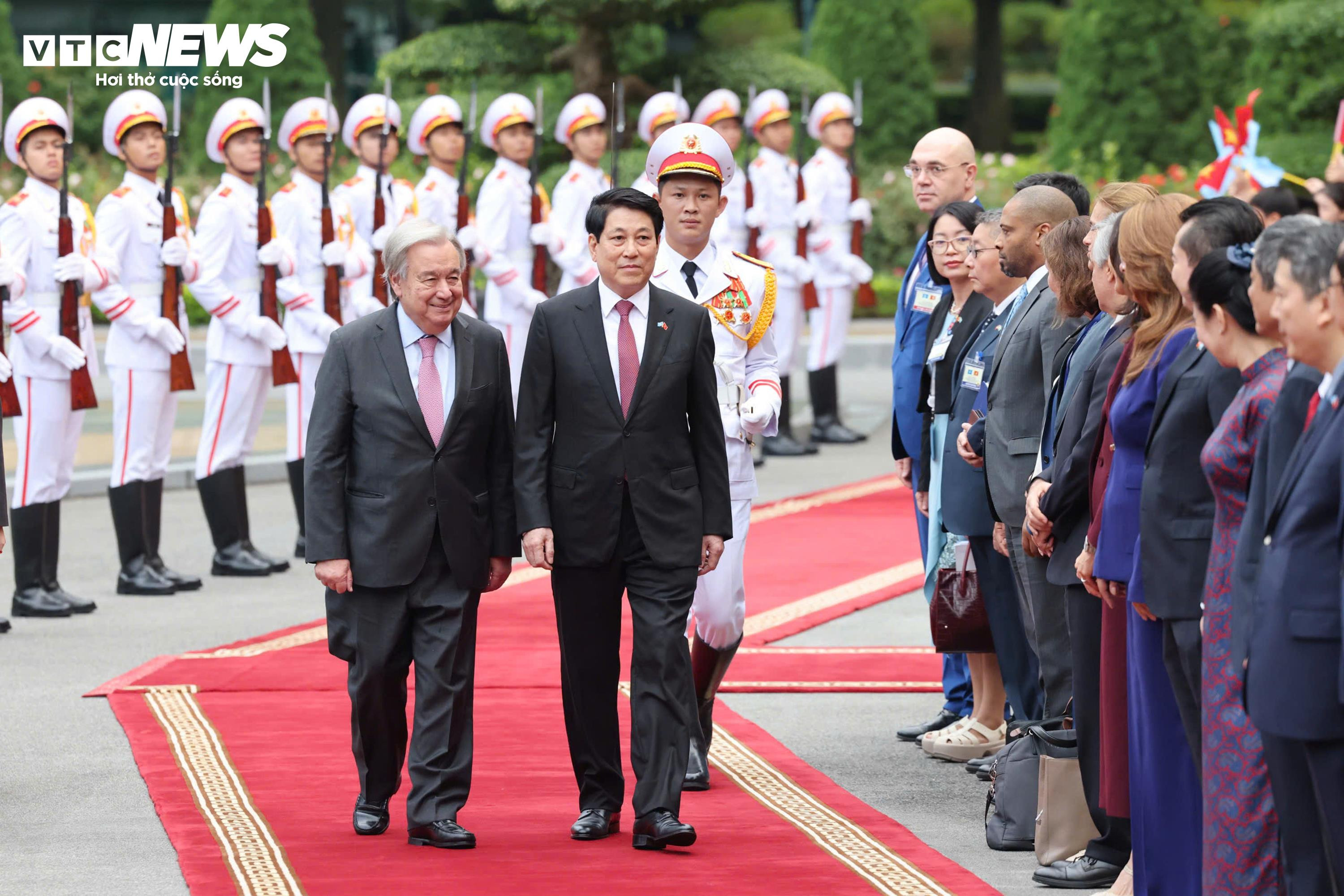 Chủ tịch nước Lương Cường đón Tổng Thư ký Liên hợp quốc António Guterres - 2