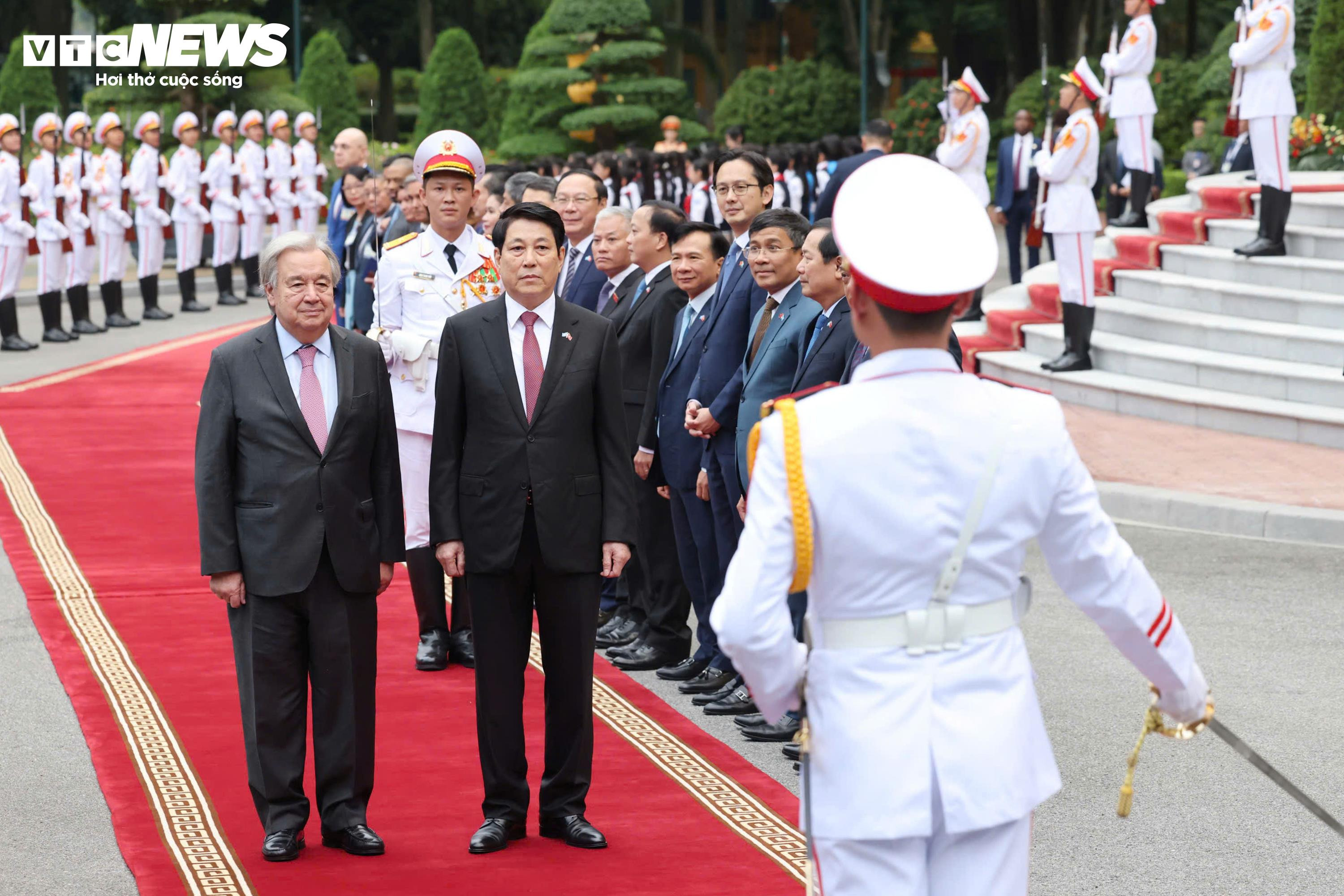 Chủ tịch nước Lương Cường đón Tổng Thư ký Liên hợp quốc António Guterres - 4
