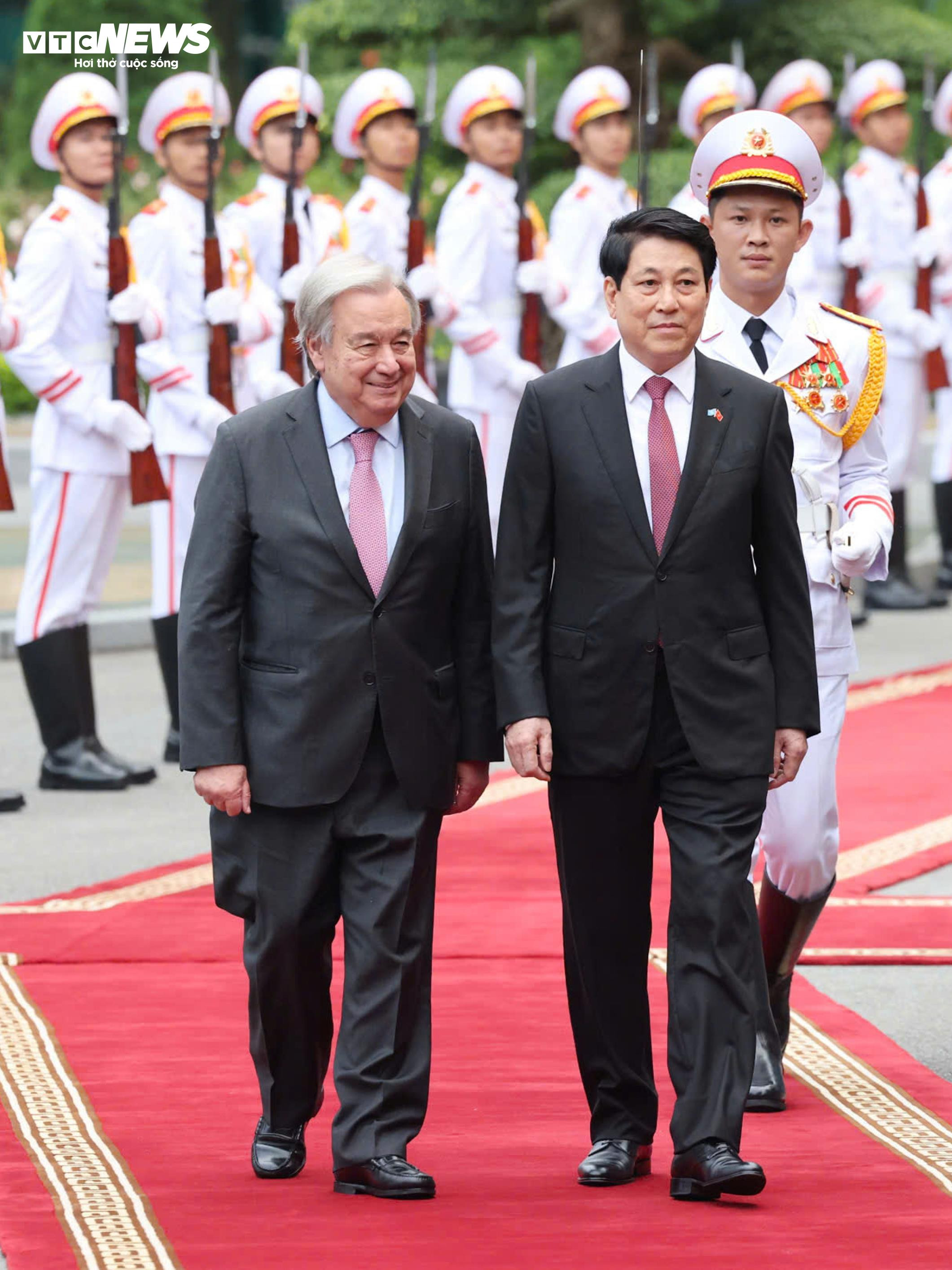 Chủ tịch nước Lương Cường đón Tổng Thư ký Liên hợp quốc António Guterres - 5
