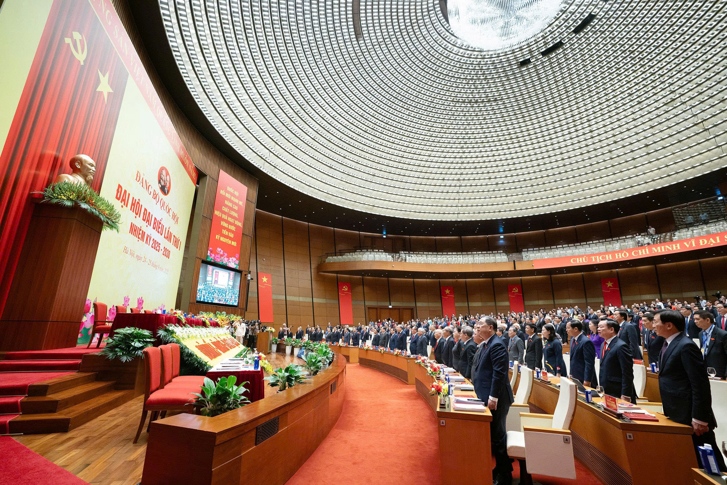 Tổng Bí thư Tô Lâm dự Đại hội đại biểu Đảng bộ Quốc hội lần thứ I - 4