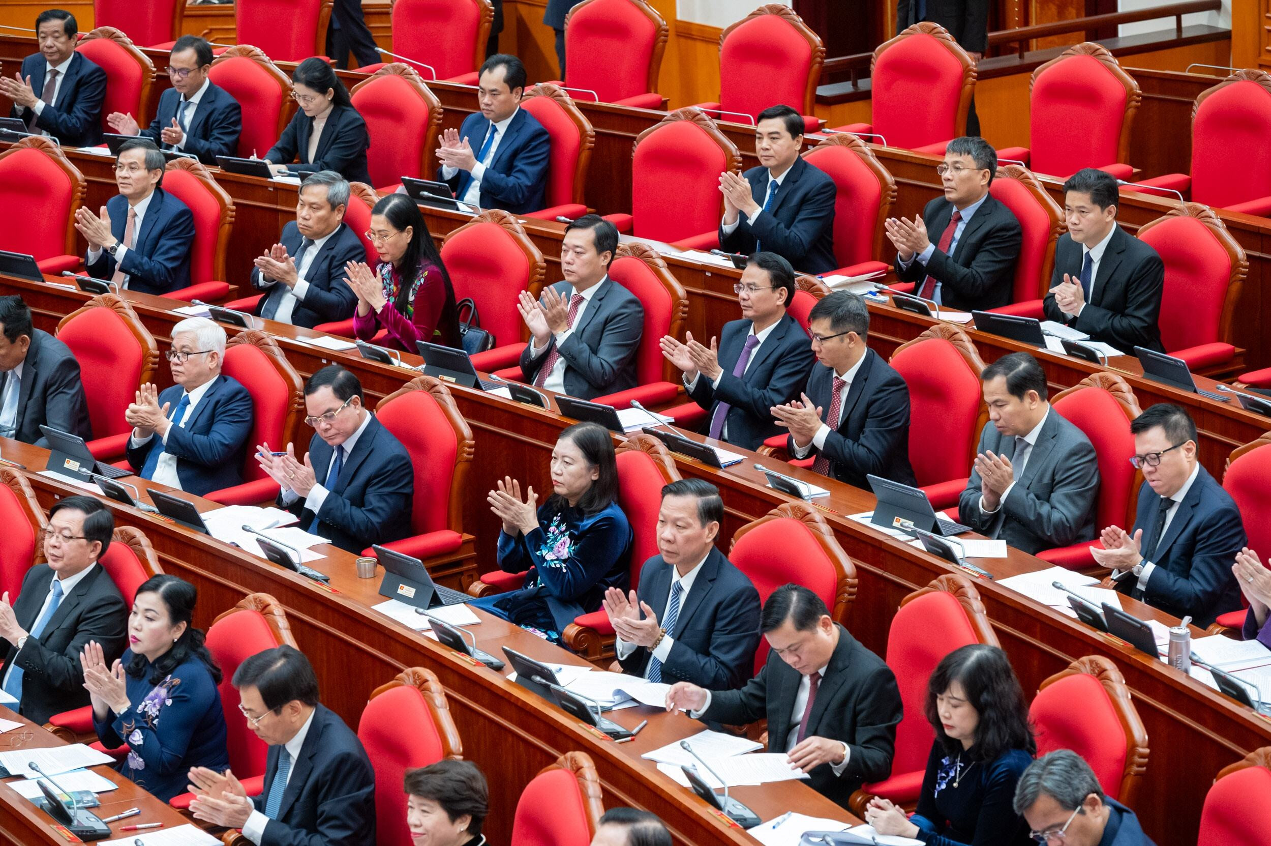 Toàn cảnh khai mạc Hội nghị lần thứ 14 Ban Chấp hành Trung ương Đảng khóa XIII - 7