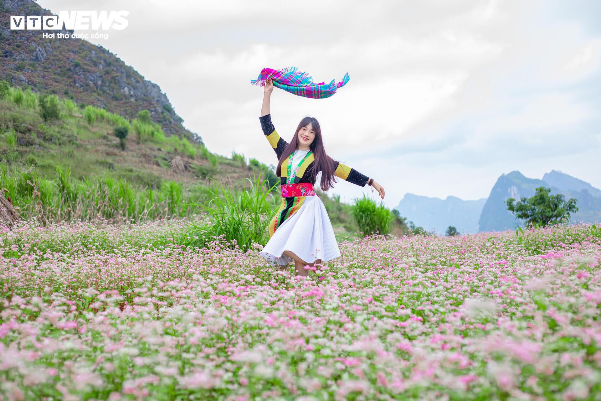 រដូវផ្ការីករីកពេញក្រមុំ នារីៗអញ្ជើញគ្នាទៅដុងវ៉ាន់ ដើម្បីស្វែងរករូបថតស្អាតៗ - ១១