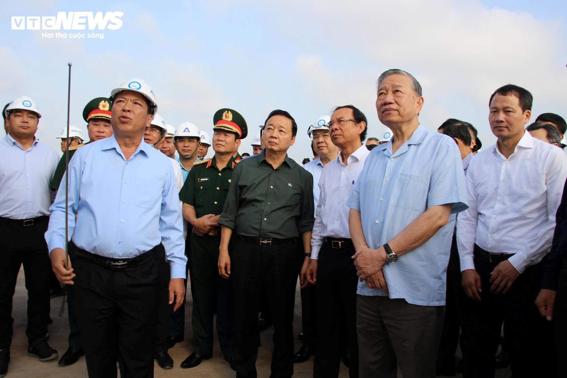 Tổng Bí thư Tô Lâm kiểm tra Dự án sân bay Long Thành - 4