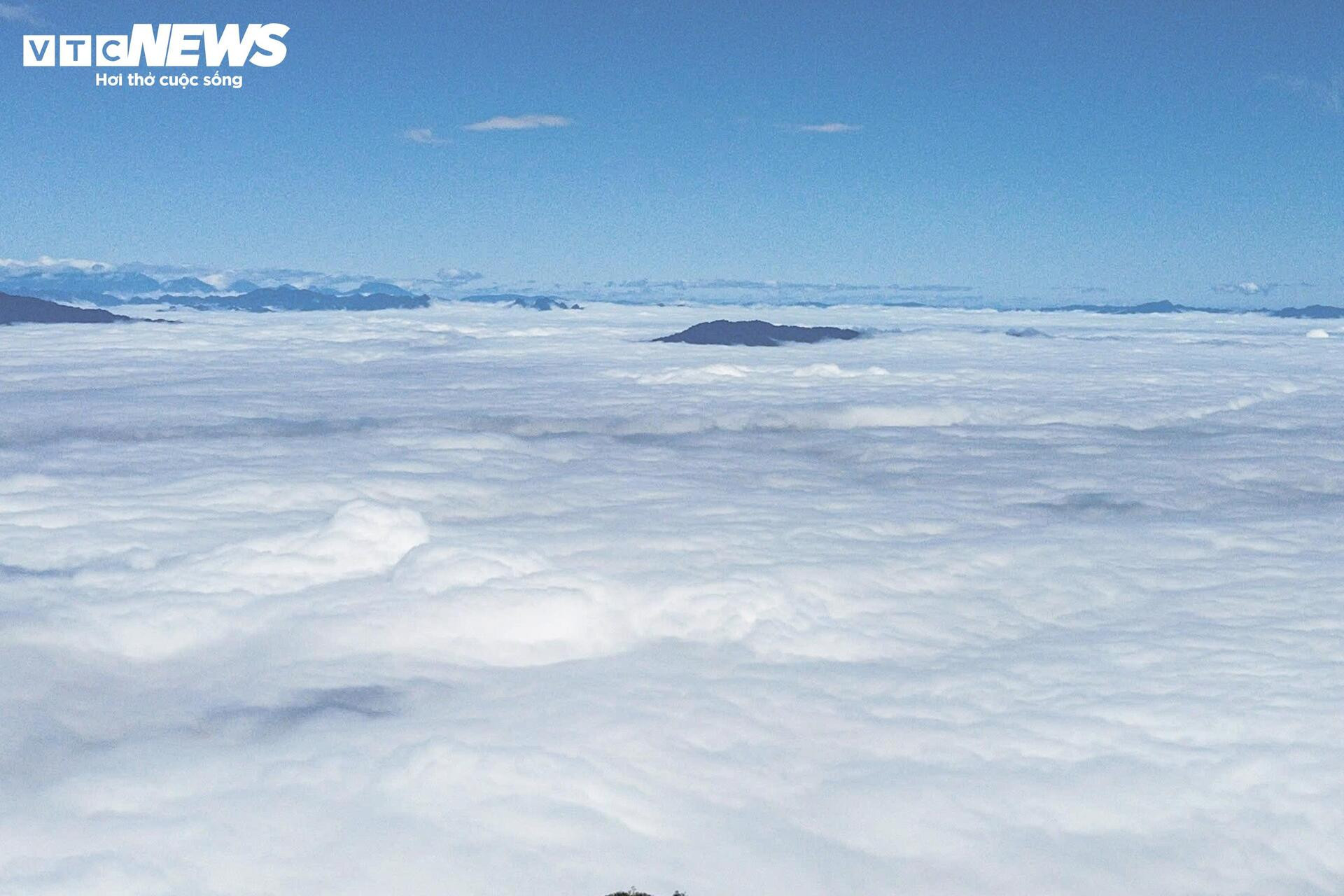 Y Tý vào mùa mây đẹp nhất, thôn Ngải Thầu Thượng hóa biển trắng cuộn trào - 5