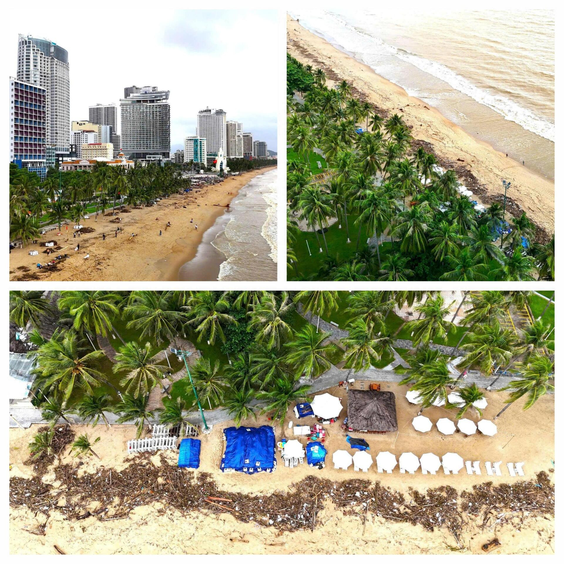 Du khách nước ngoài cùng người dân dọn rác trên biển Nha Trang sau lũ lịch sử - 5