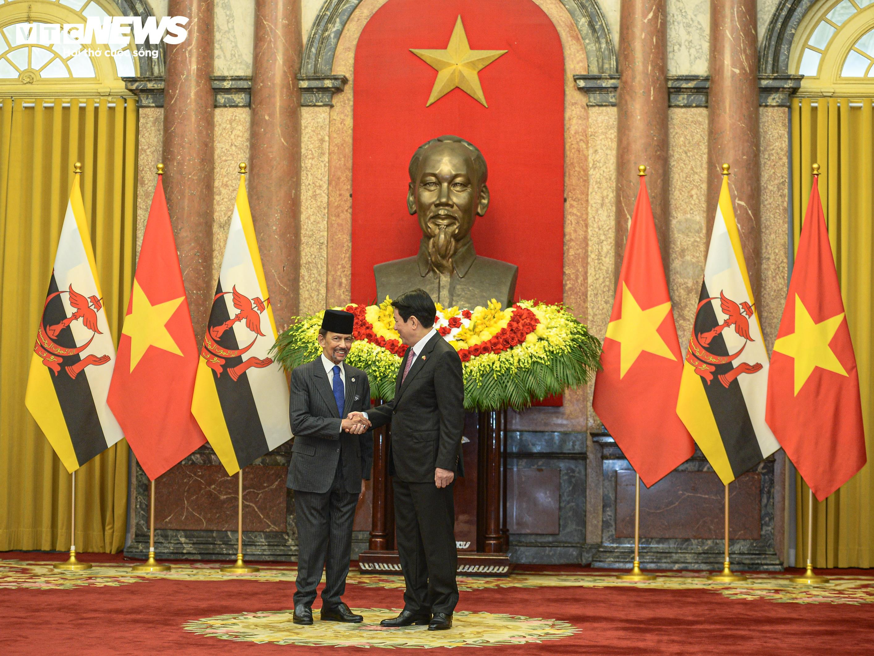Chủ tịch nước Lương Cường chủ trì lễ đón Quốc vương Brunei - 8
