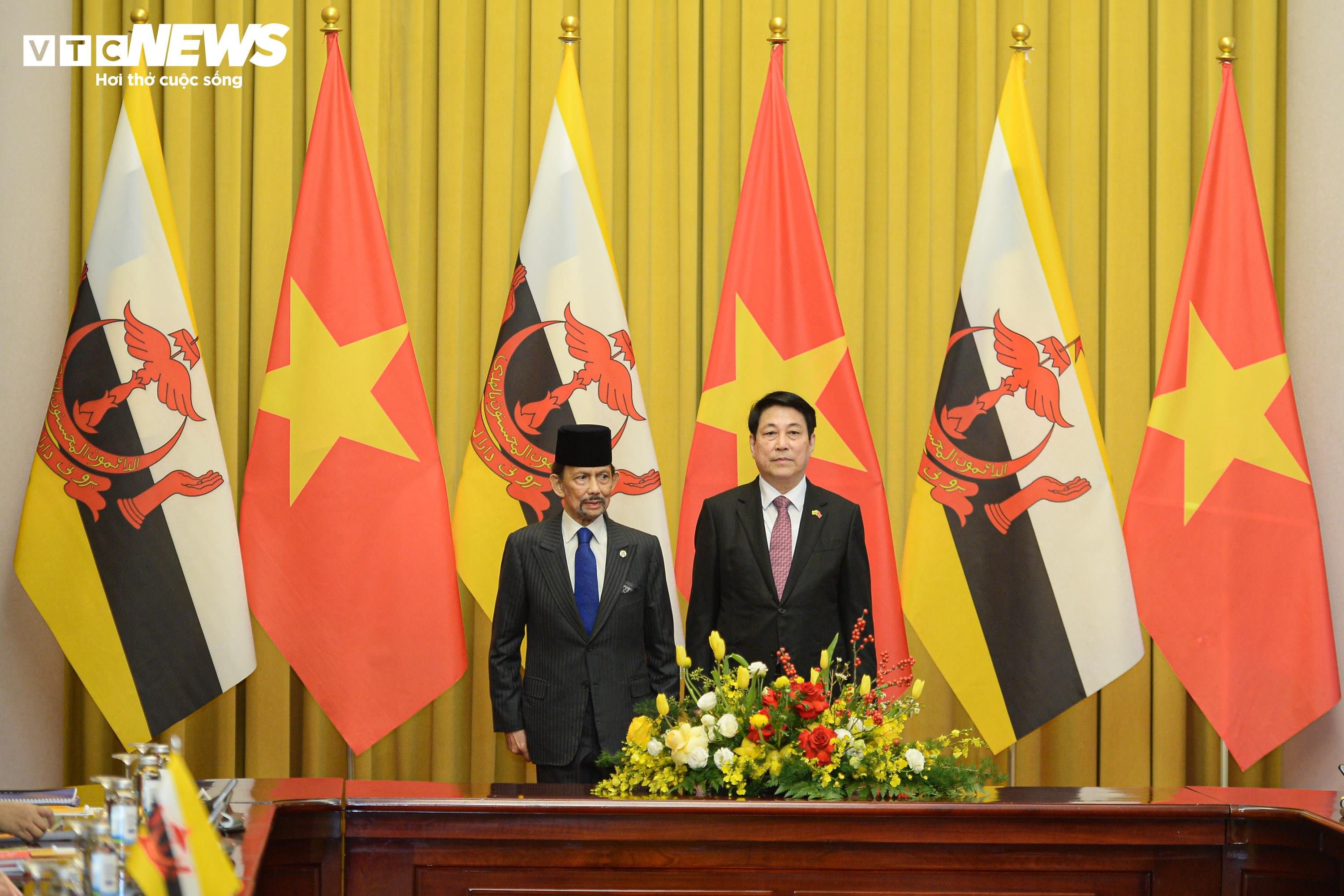 Chủ tịch nước Lương Cường chủ trì lễ đón Quốc vương Brunei - 9