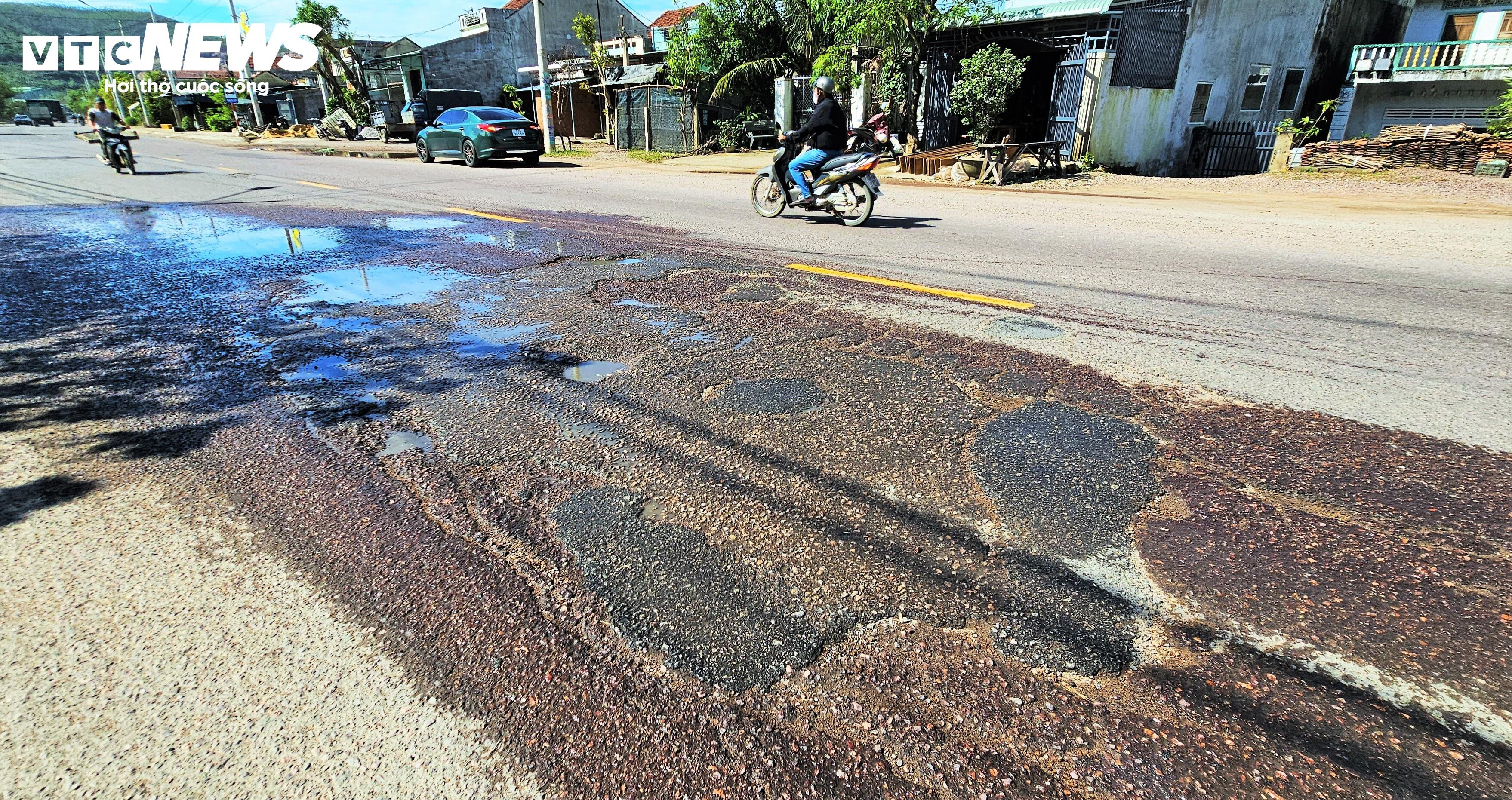 Ổ gà, ổ voi 'nhiều năm tuổi' trên quốc lộ 19 qua Gia Lai: Dân khổ, tài xế ám ảnh - 2