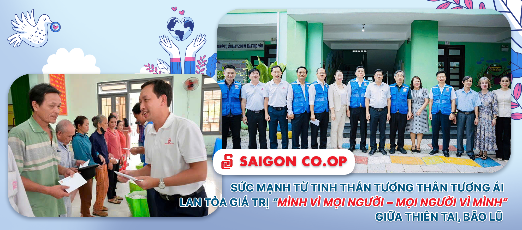 Saigon Co.op thắp sáng tinh thần 'Tương thân tương ái' giữa thiên tai, bão lũ - 1