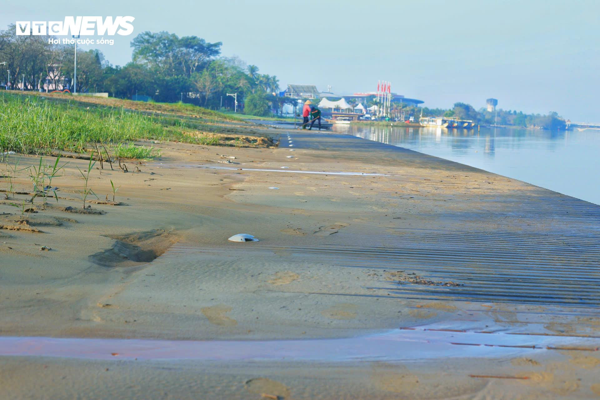 Đường lát gỗ lim siêu sang ở Huế vẫn ngập trong bùn đất sau đợt mưa lũ lịch sử - 1