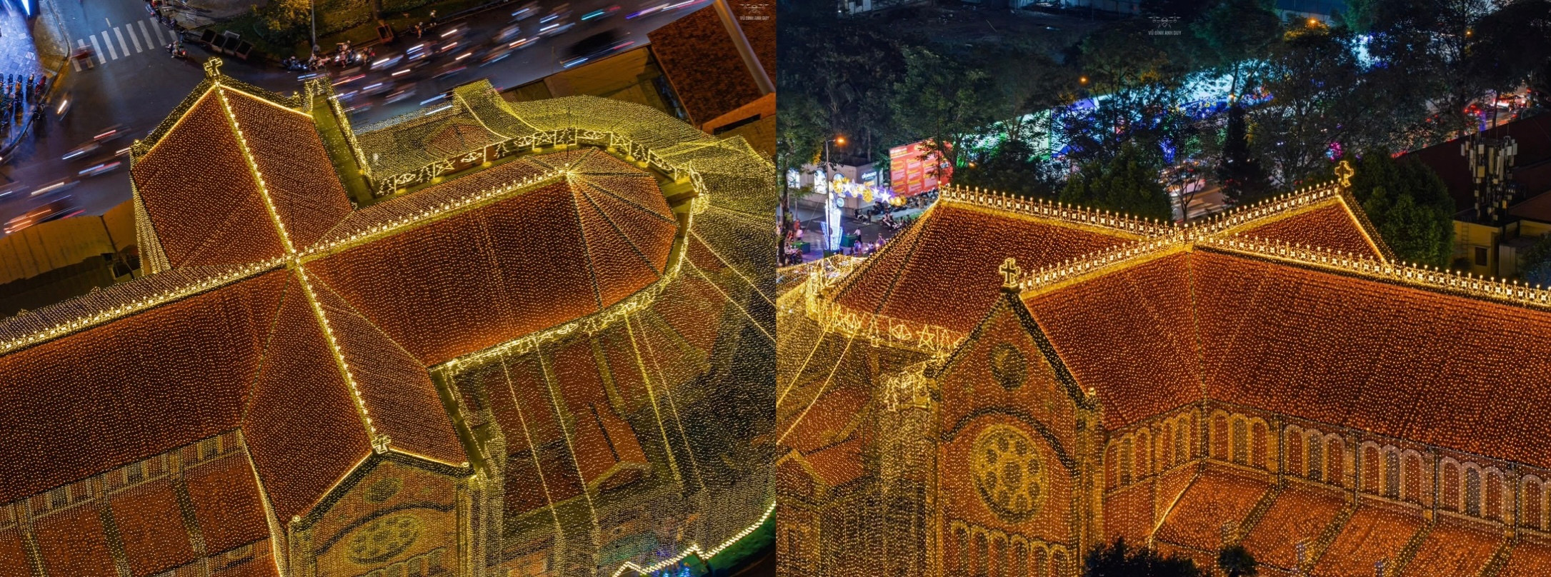 Nhà thờ ở TP.HCM lên đèn rực rỡ đón Giáng sinh, người dân xúng xính check-in - 3