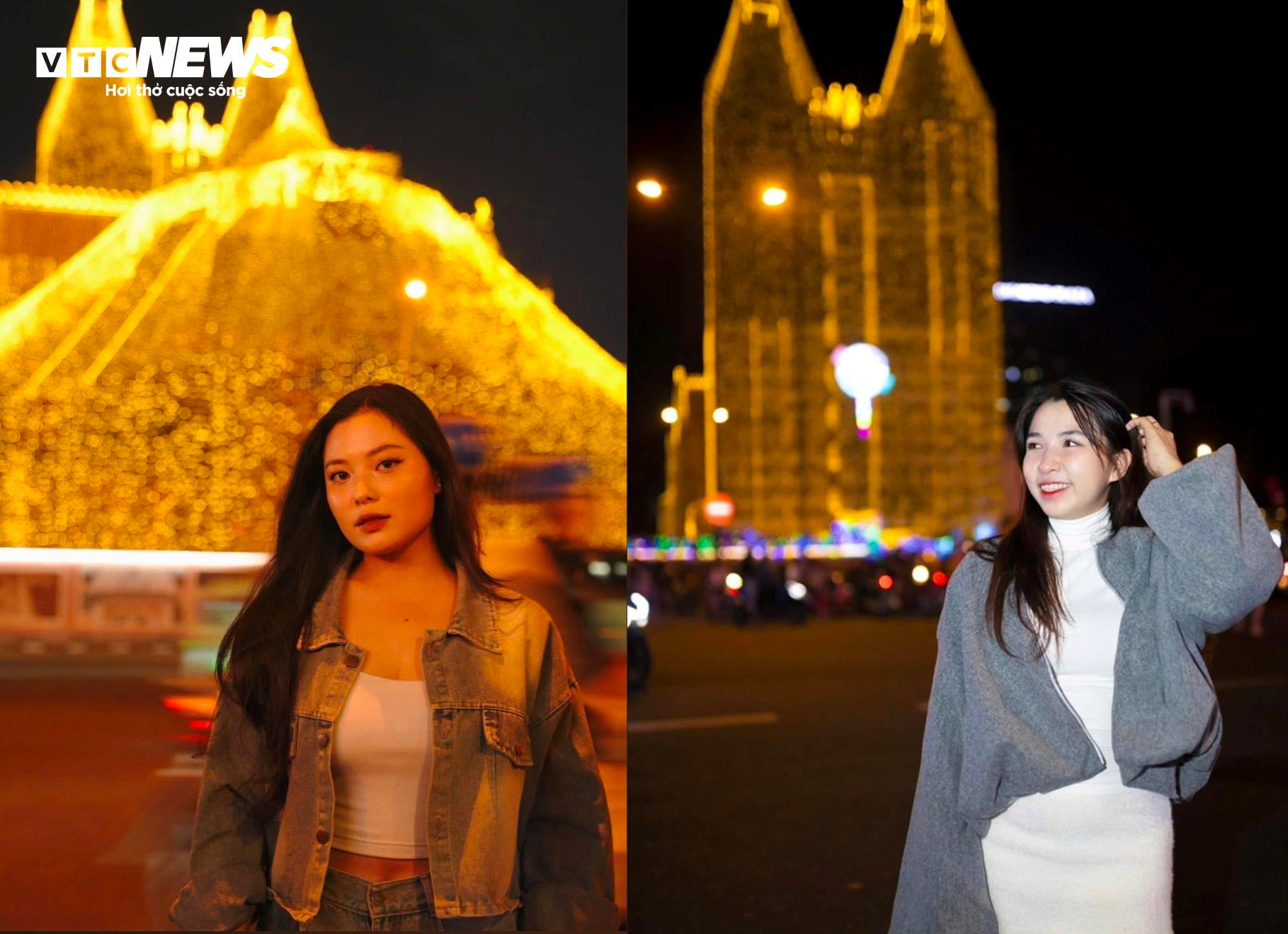 Nhà thờ ở TP.HCM lên đèn rực rỡ đón Giáng sinh, người dân xúng xính check-in - 4