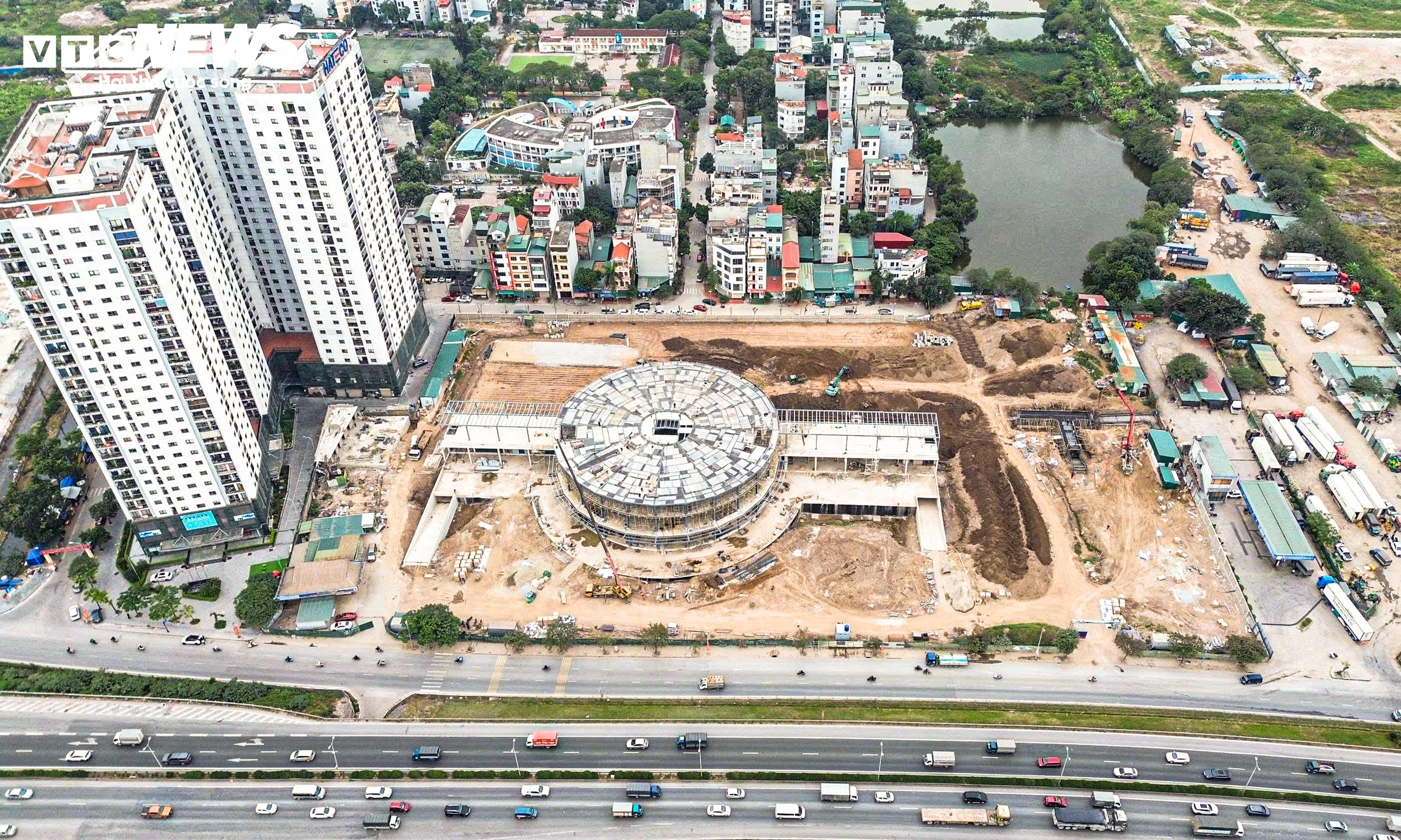 Mục sở thị bến xe khách đầu tiên của Hà Nội có hầm gửi 5.000m² sắp hoàn thành - 3