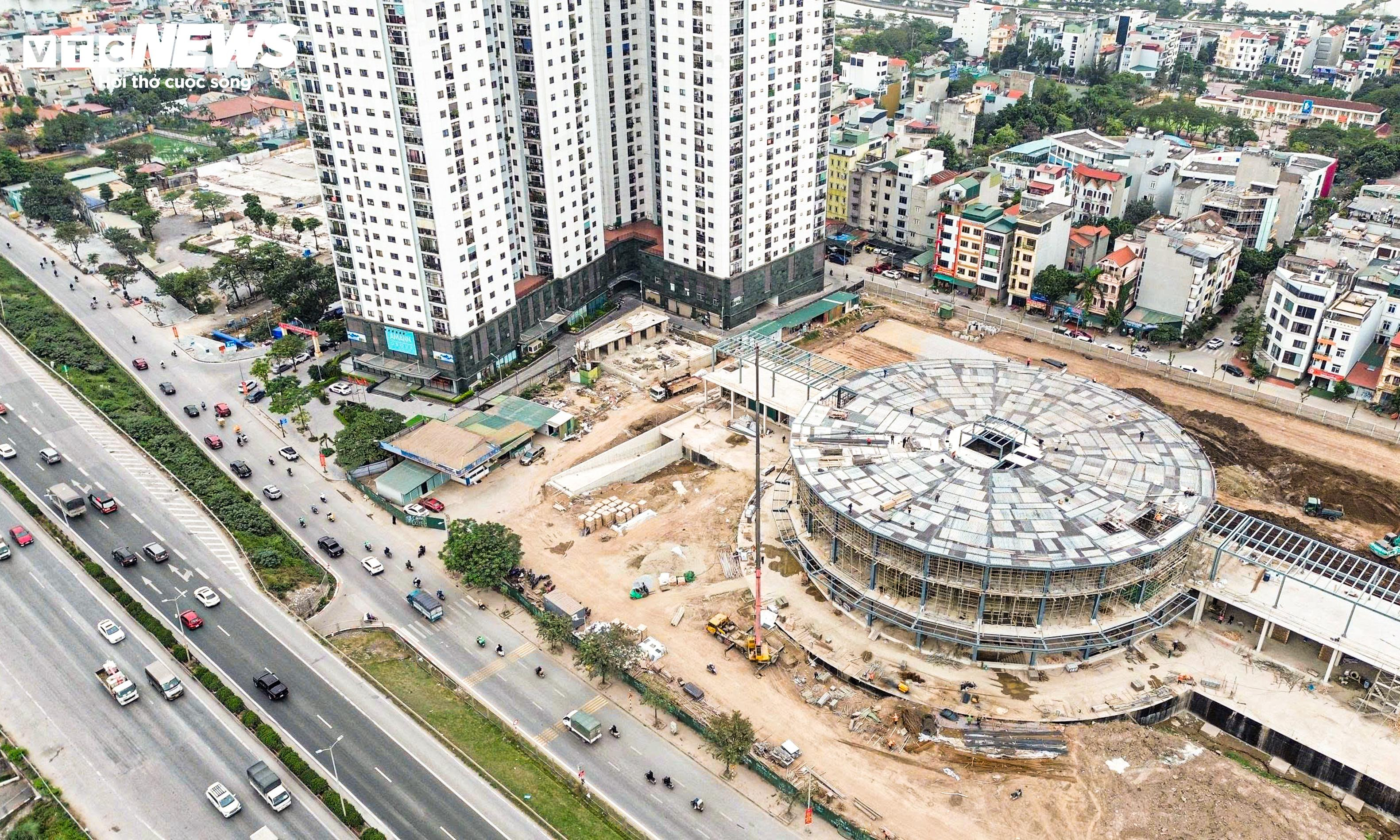 Mục sở thị bến xe khách đầu tiên của Hà Nội có hầm gửi 5.000m² sắp hoàn thành - 4