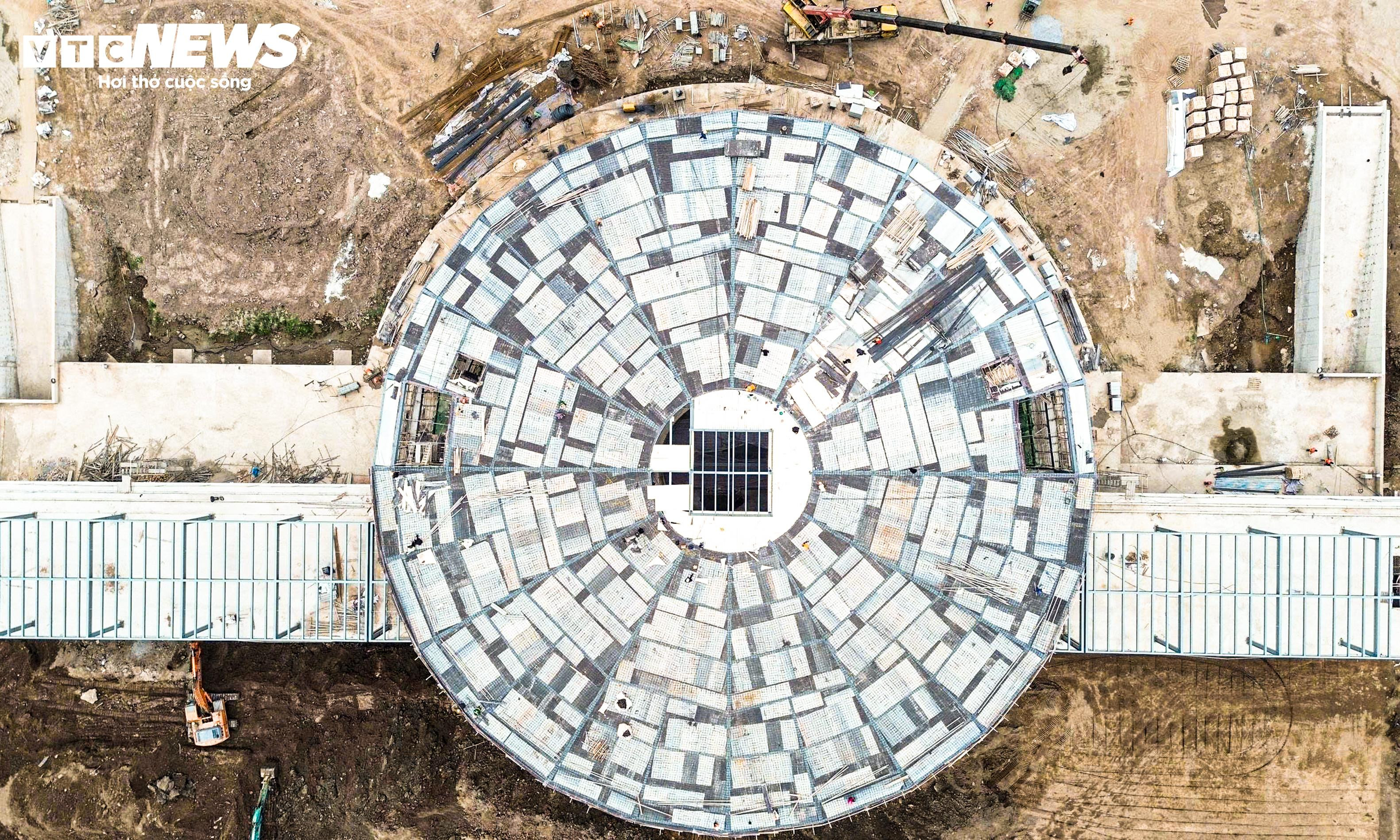 Mục sở thị bến xe khách đầu tiên của Hà Nội có hầm gửi 5.000m² sắp hoàn thành - 5