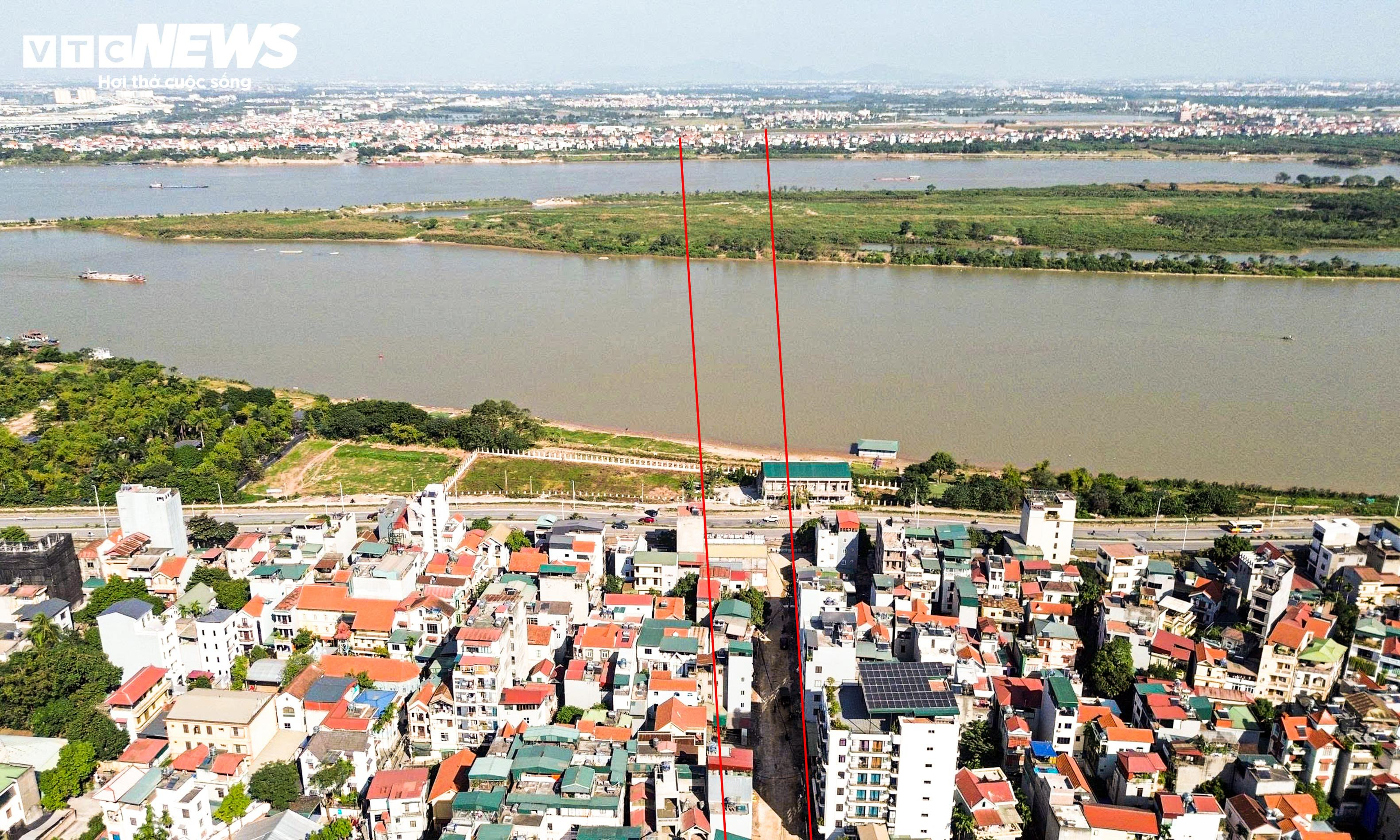 Toàn cảnh khu vực sắp xây hầm đường bộ 2 tầng qua sông Hồng gần 22.000 tỷ đồng - 4