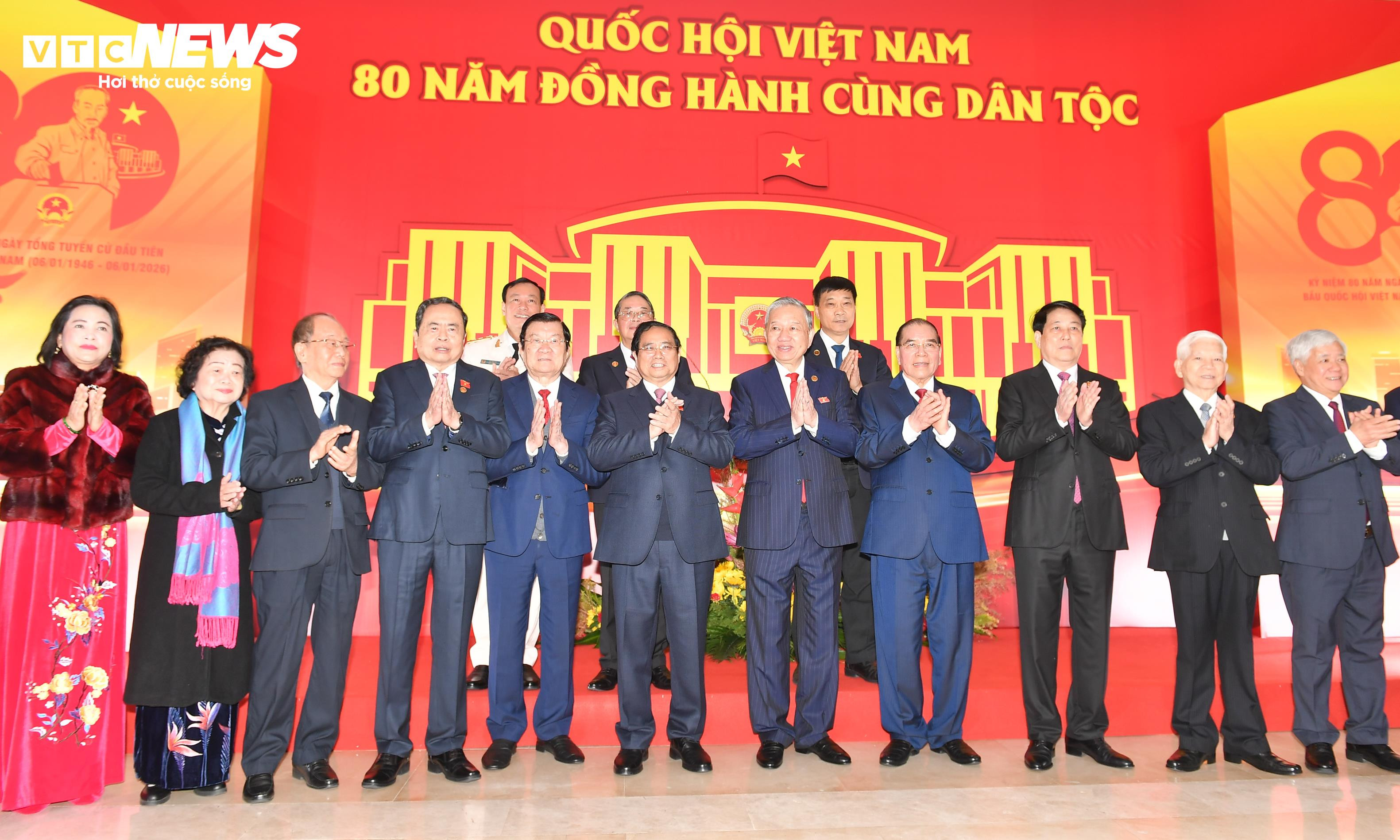 Tổng Bí thư Tô Lâm dự Lễ kỷ niệm 80 năm Ngày Tổng tuyển cử đầu tiên bầu Quốc hội - 10