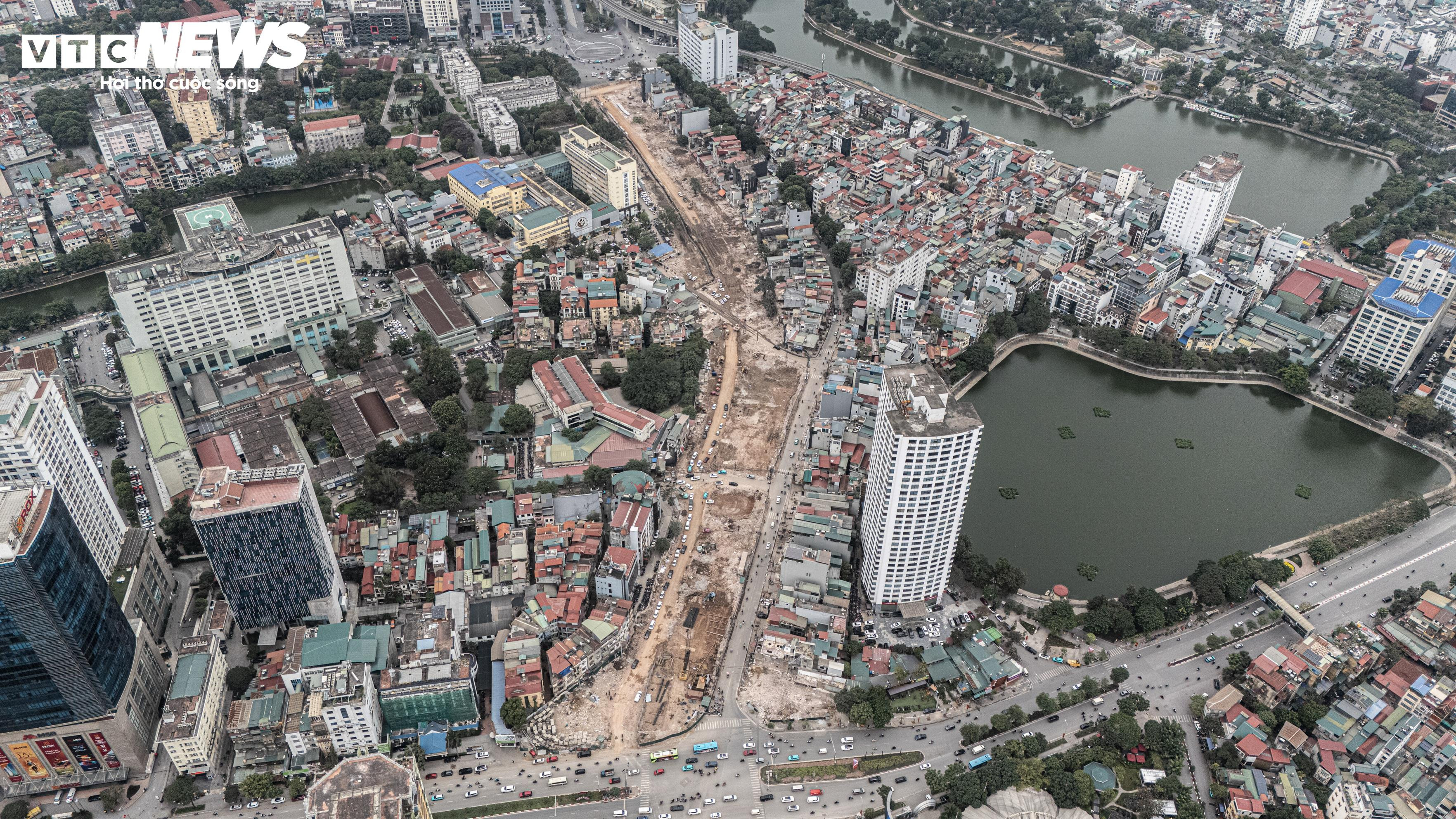 Toàn cảnh tuyến Vành đai 1 Hoàng Cầu - Voi Phục trước ngày thông tuyến kỹ thuật - 1