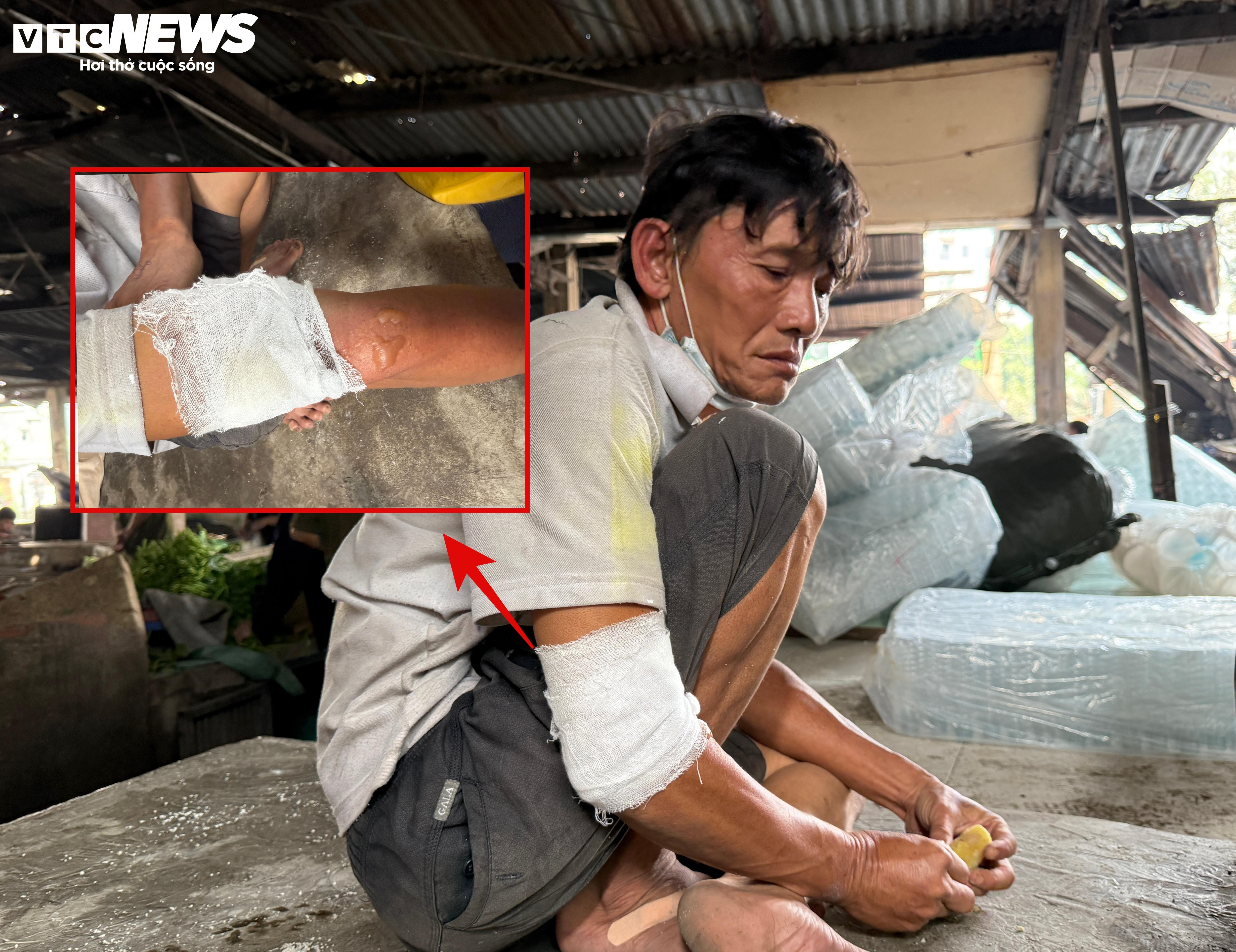 Hiện trường vụ cháy lớn dãy nhà ven chợ Bình Trưng TP.HCM - 9