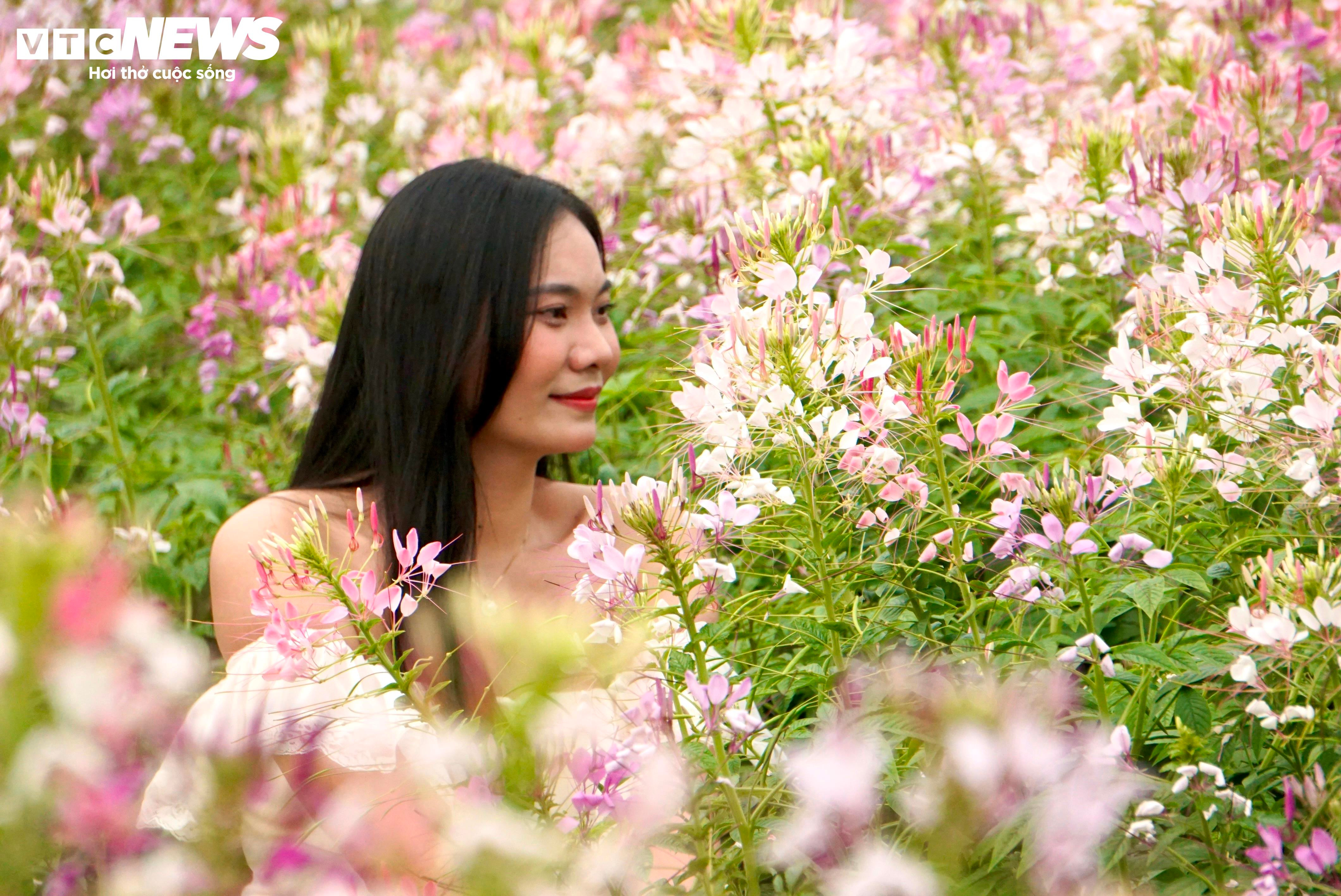 Người dân 'lên đồ' check-in vườn hoa Tết ở TP.HCM - 7