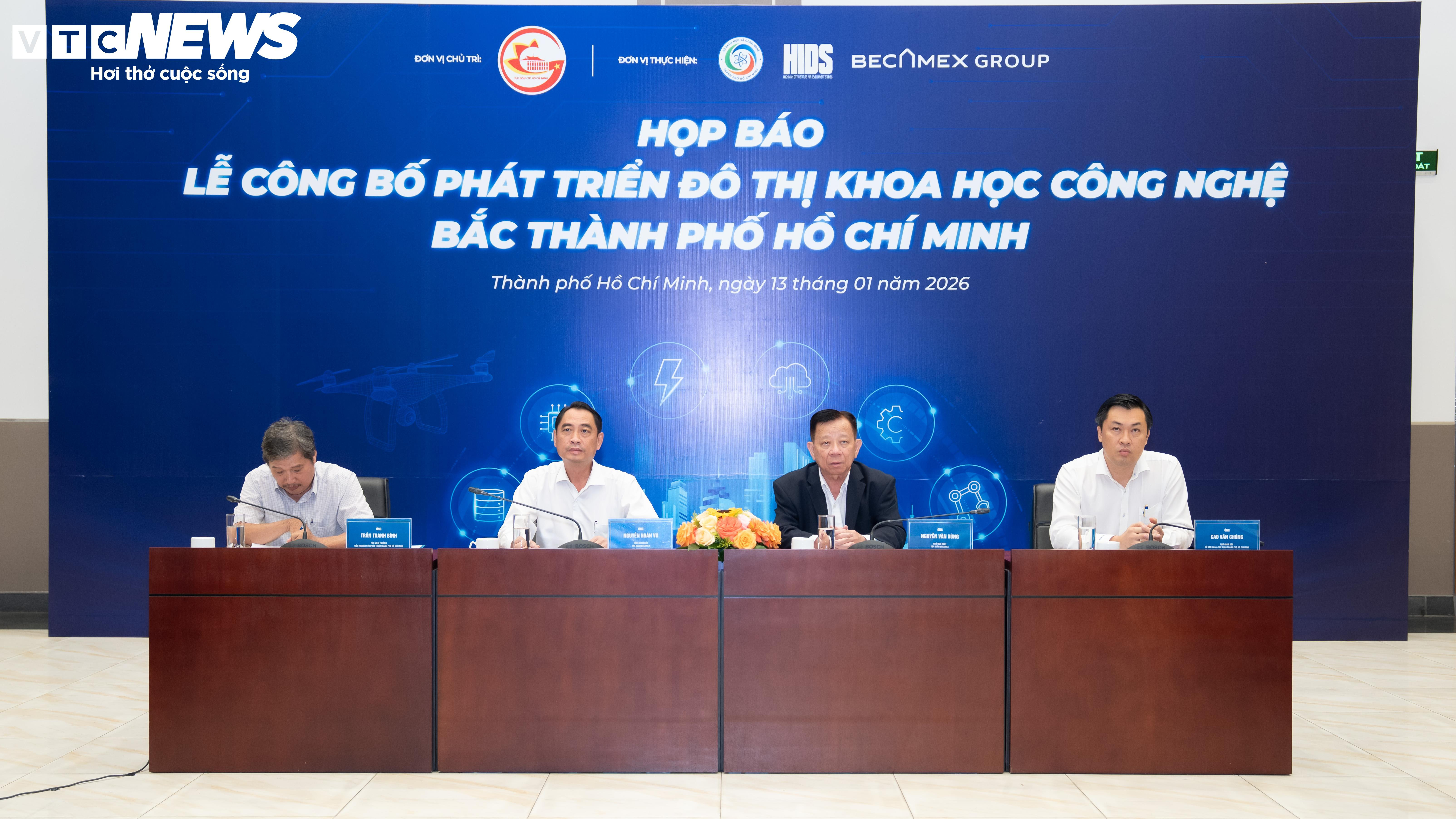 TP.HCM công bố Đề án Đô thị Khoa học Công nghệ phía Bắc, tạo cực tăng trưởng mới - 1