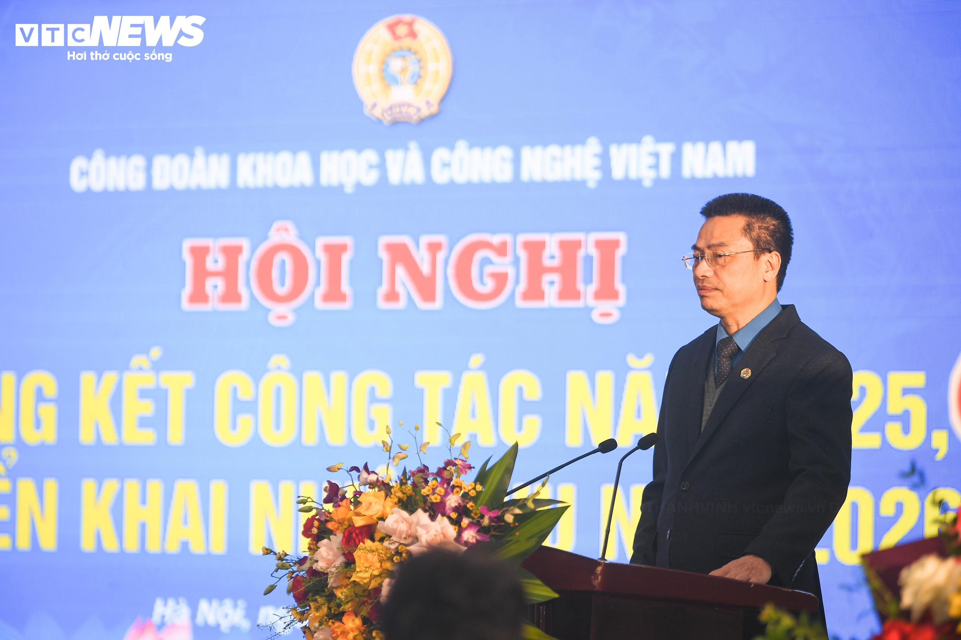 Toàn cảnh hội nghị tổng kết năm 2025 của Công đoàn Khoa học và Công nghệ Việt Nam - 6