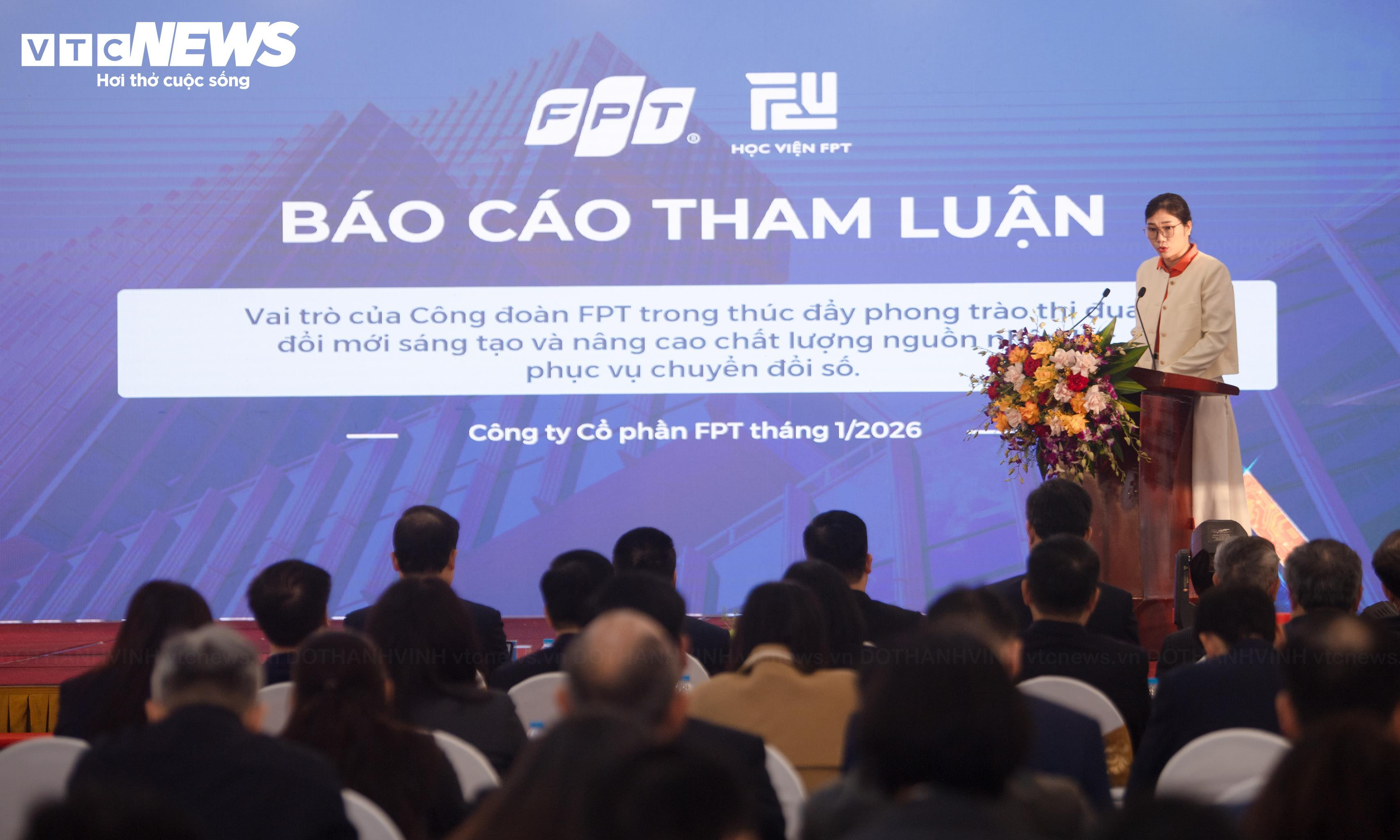 Toàn cảnh hội nghị tổng kết năm 2025 của Công đoàn Khoa học và Công nghệ Việt Nam - 5