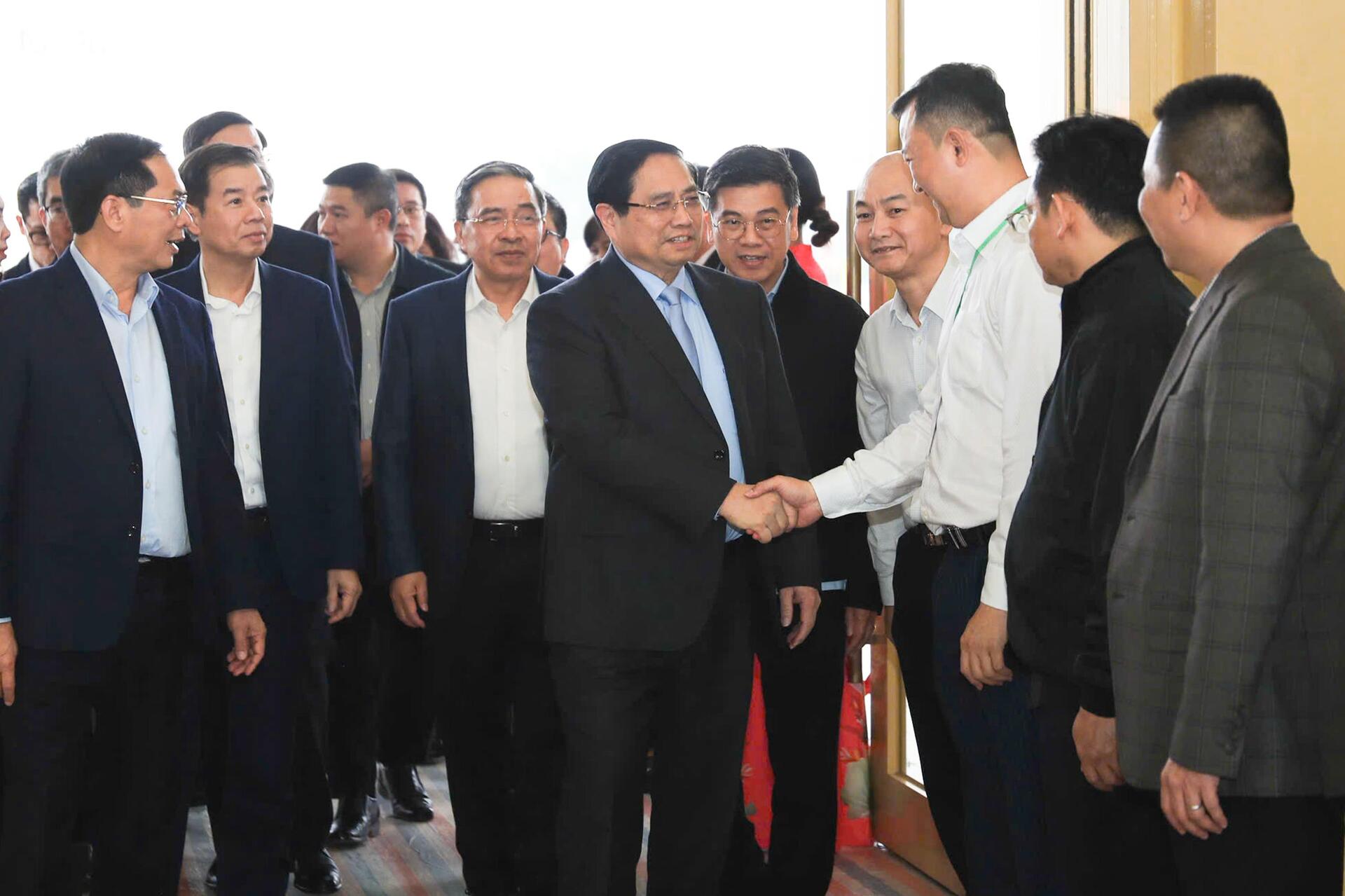 Thủ tướng Phạm Minh Chính dự tổng duyệt khai mạc Hội chợ Mùa Xuân 2026 - 1