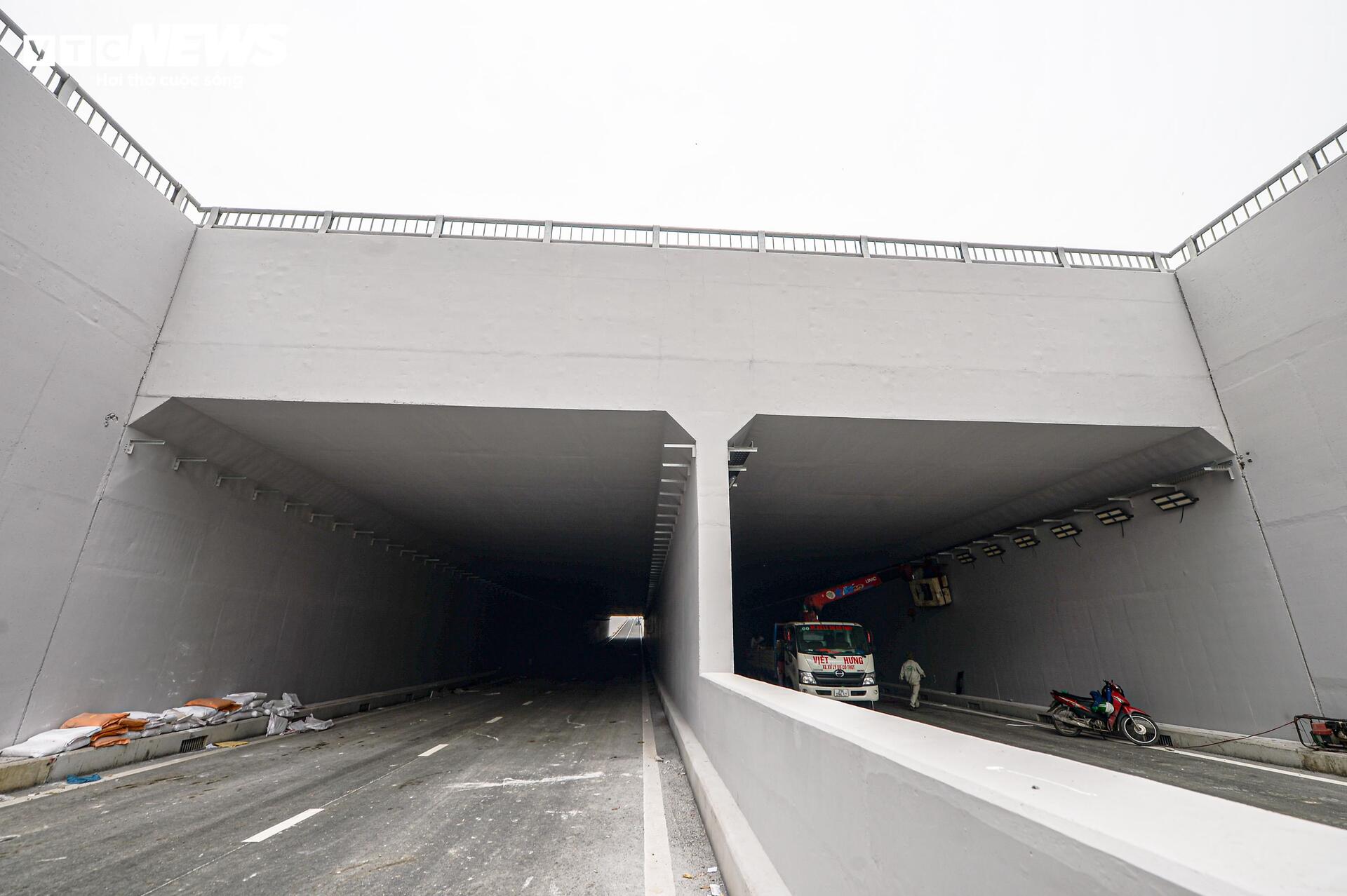 Diện mạo hầm chui gần 800 tỷ đồng ở Hà Nội trước ngày thông xe - 8