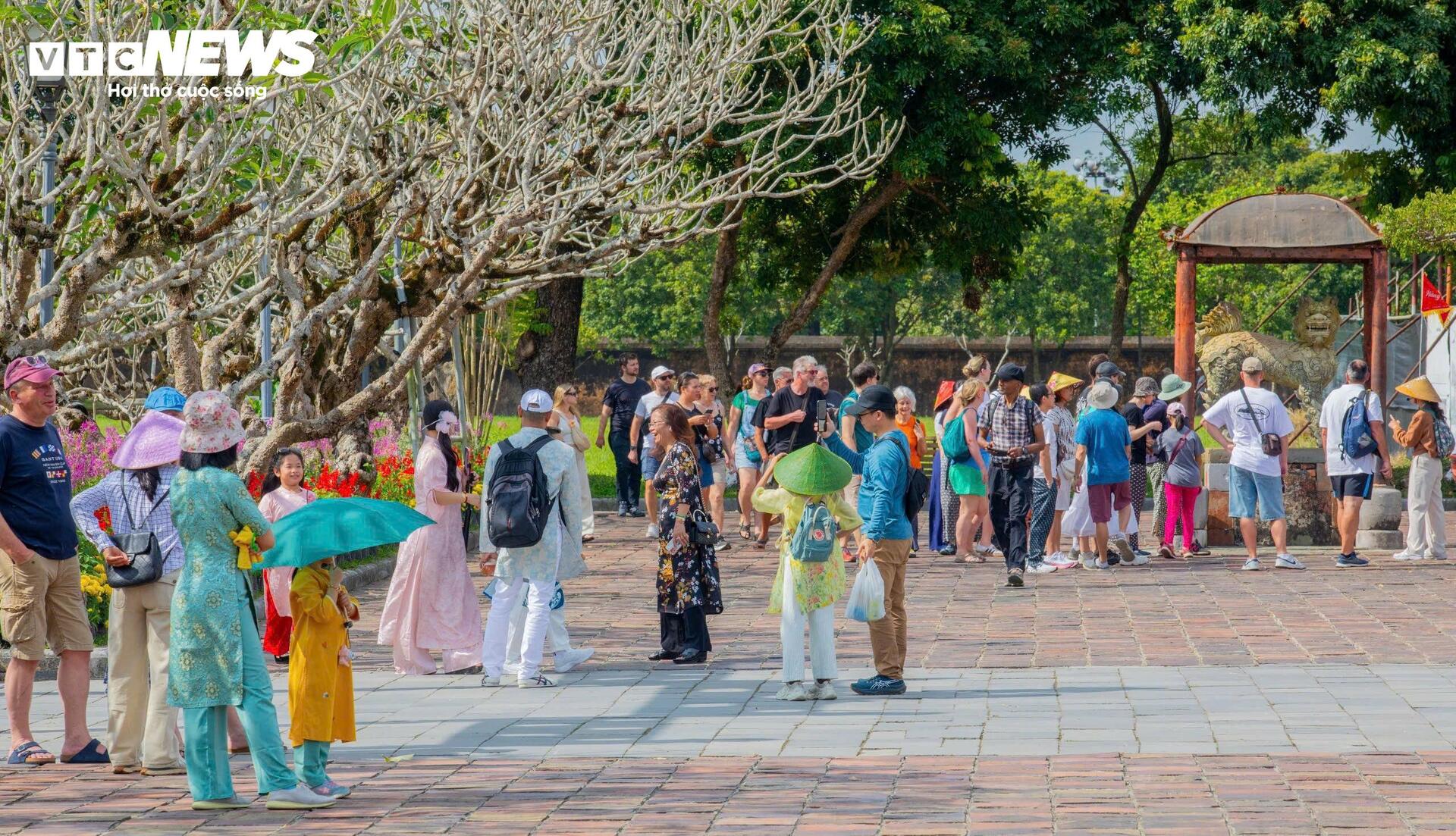 Khách Tây thích thú trải nghiệm du xuân trong Đại nội Huế ngày đầu năm mới - 6