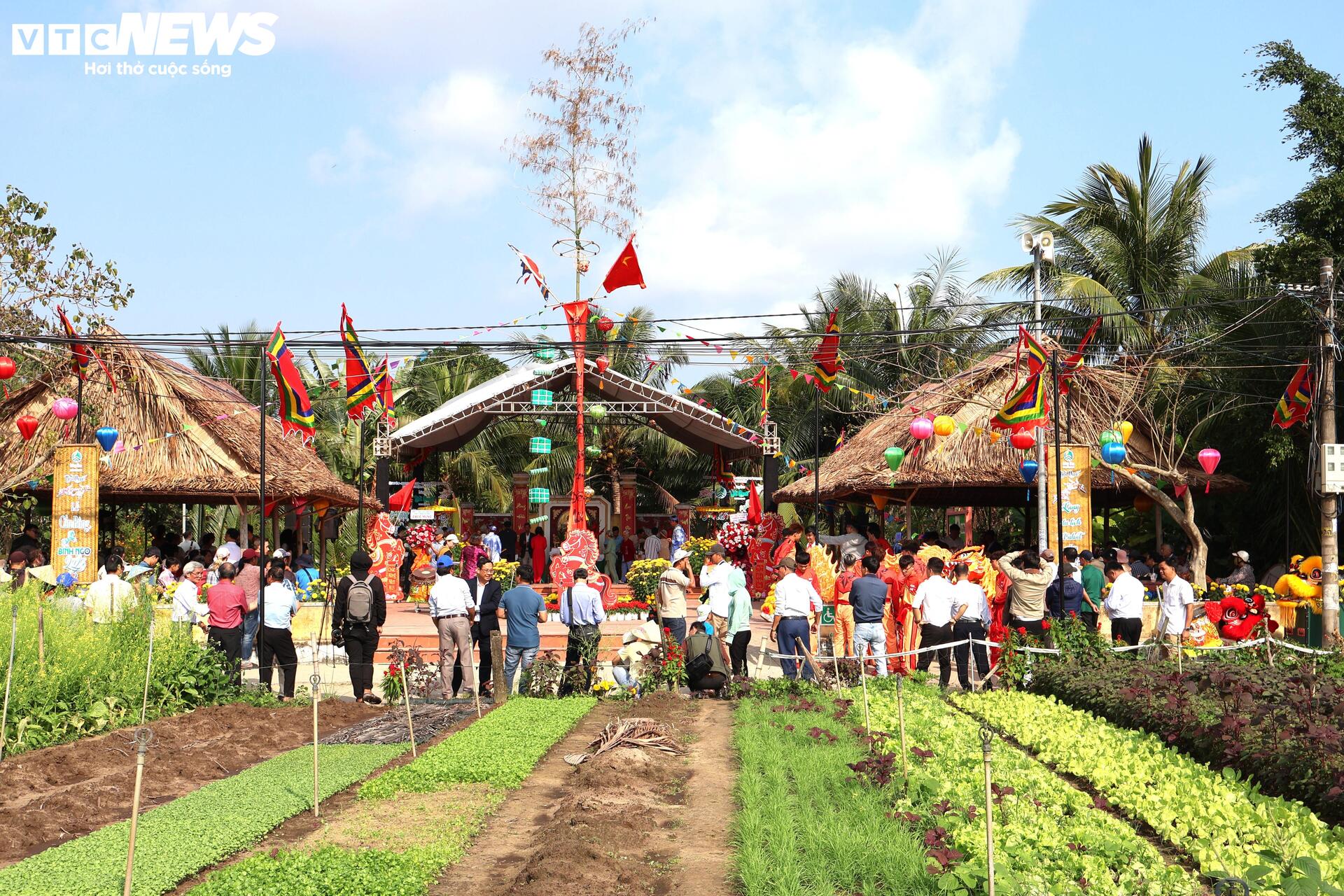 Du khách 'sắm vai' nông dân, gánh nước, trồng rau ở làng rau sạch 400 năm tuổi - 3