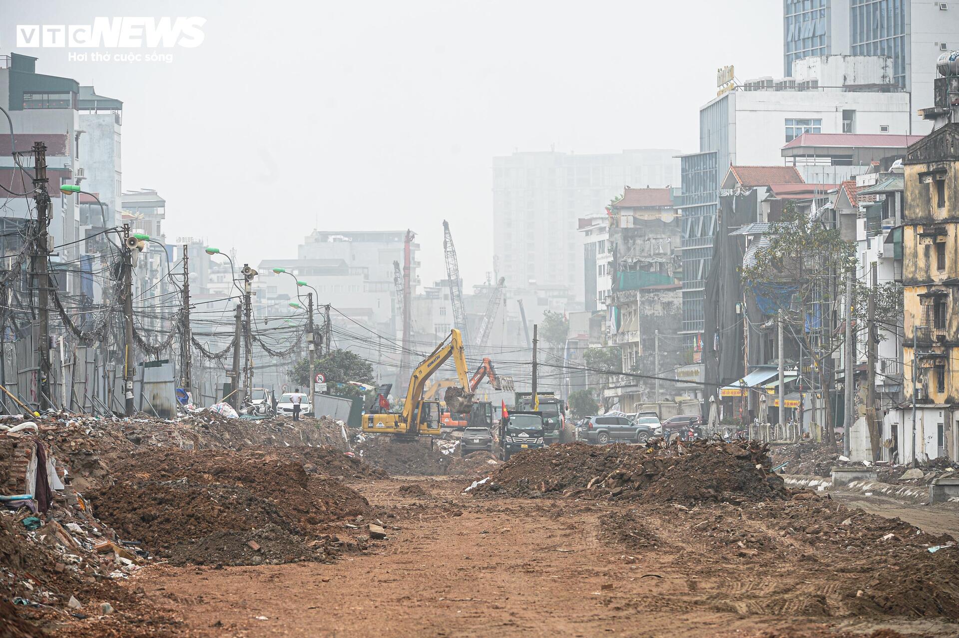 Diện mạo mới đường Vành đai 1 sau cao điểm thi công xuyên Tết - 12