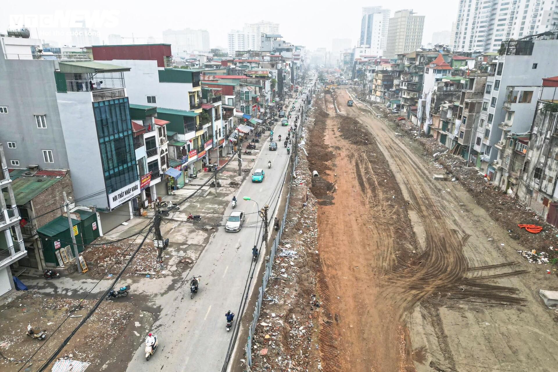 Diện mạo mới đường Vành đai 1 sau cao điểm thi công xuyên Tết - 1