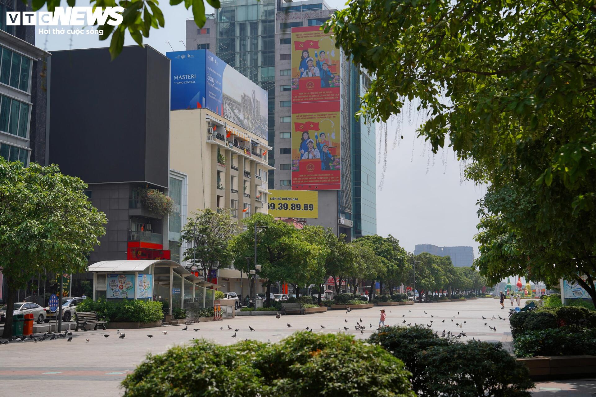 Phố phường TP.HCM rực rỡ cờ hoa hướng về ngày hội non sông - 8