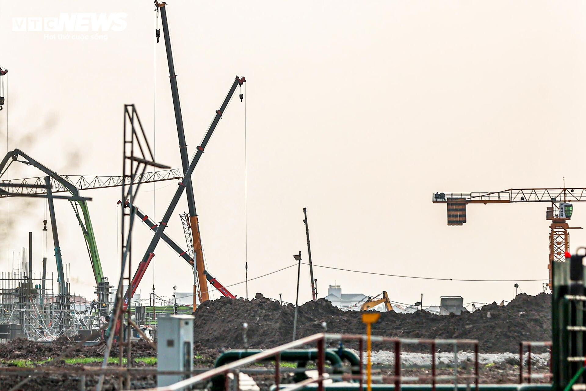 Toàn cảnh công trường sân vận động 60.000 chỗ tại Hưng Yên - 5