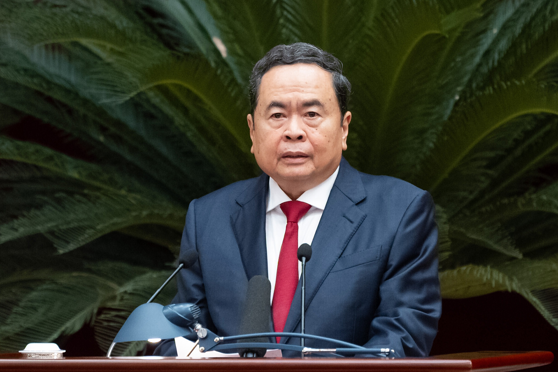 Toàn cảnh phiên khai mạc Hội nghị lần thứ 2 Ban Chấp hành Trung ương khóa XIV - 3