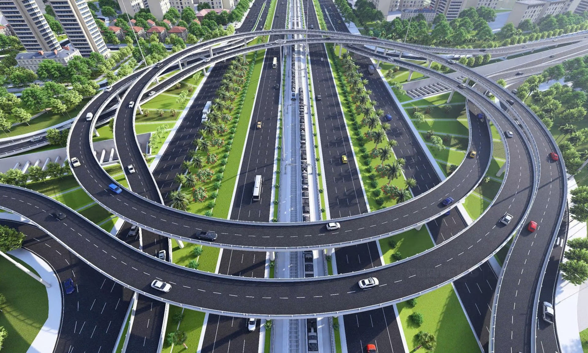 Diện mạo nút giao hiện đại bậc nhất phía Tây Hà Nội sau gần 1 năm thi công - 3