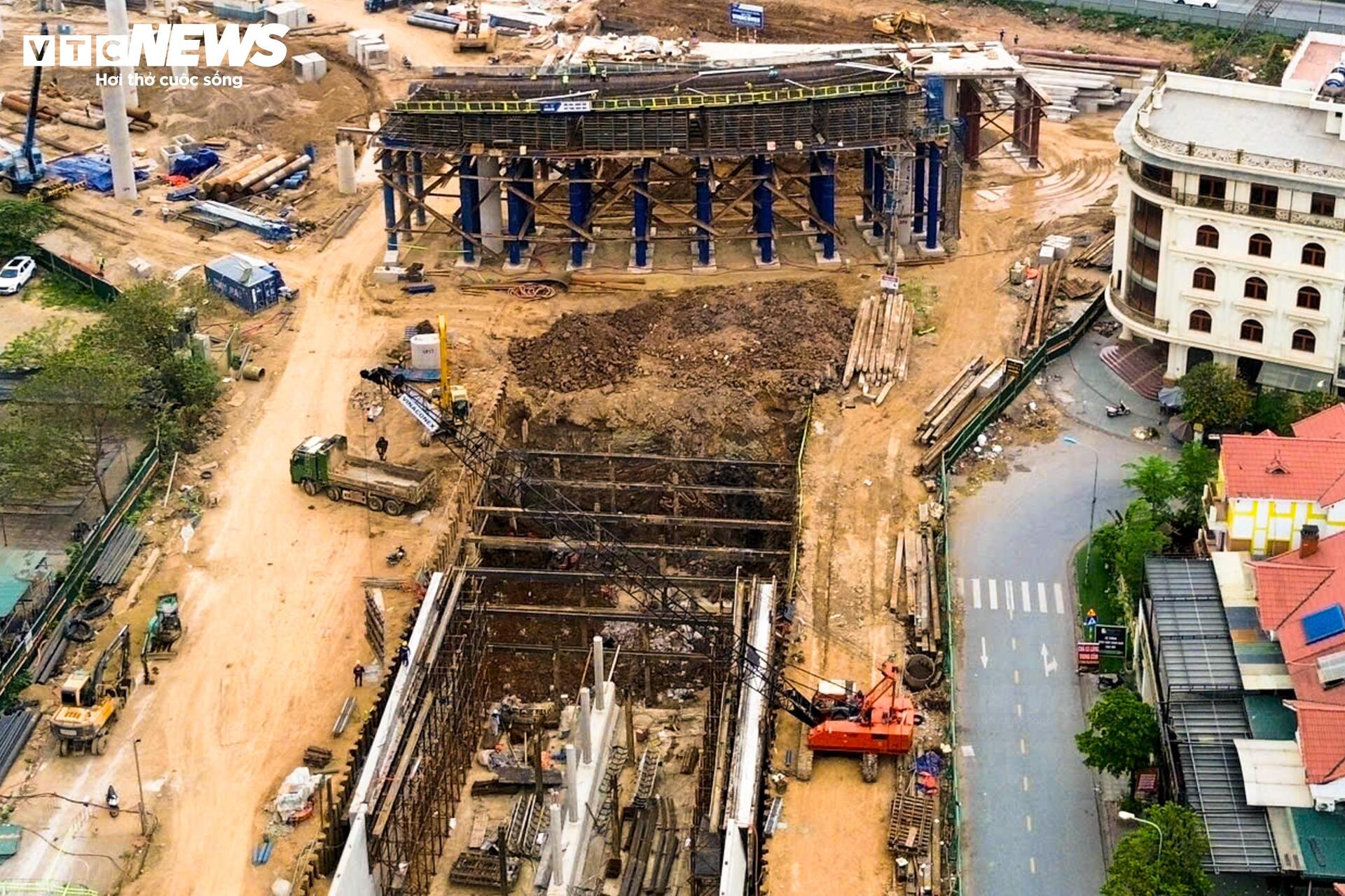 Diện mạo nút giao hiện đại bậc nhất phía Tây Hà Nội sau gần 1 năm thi công - 8