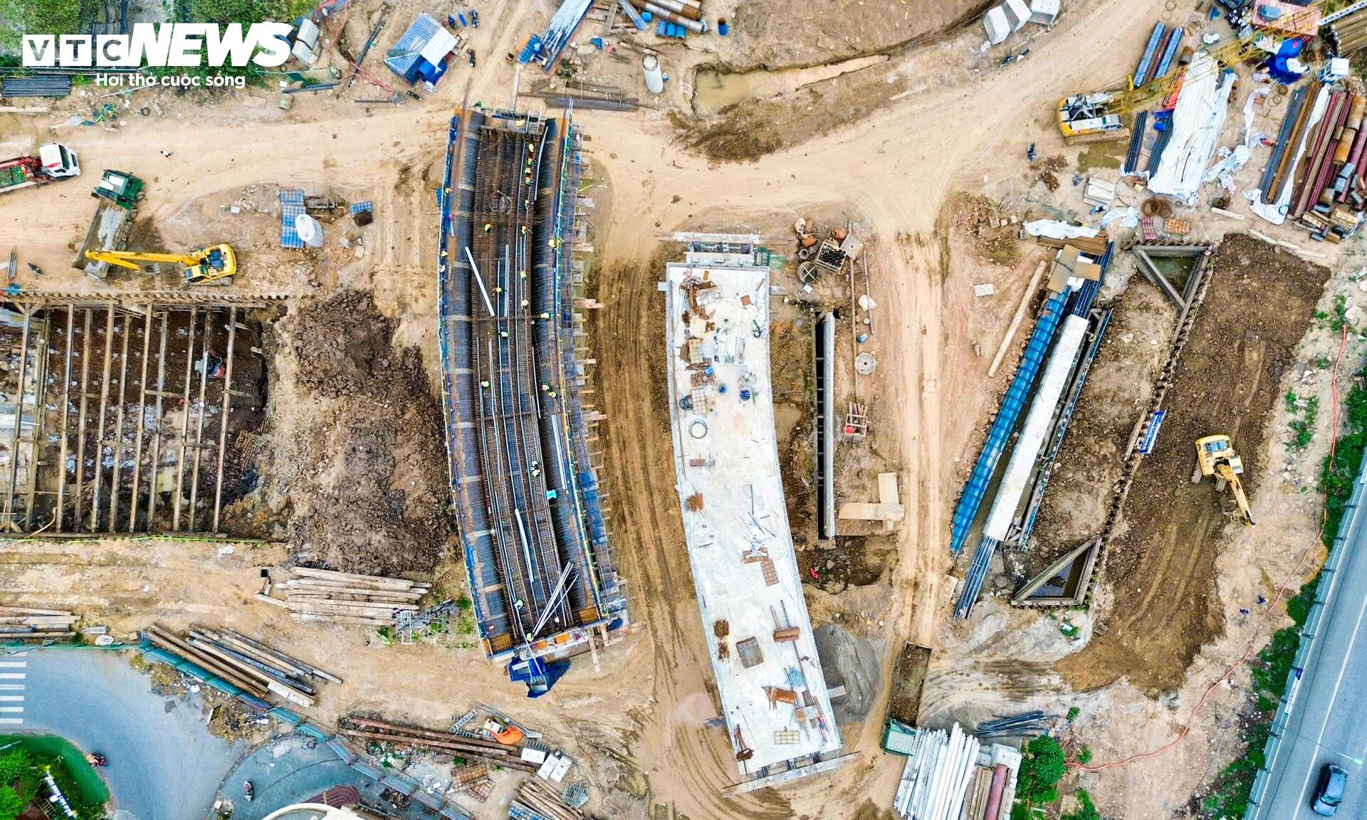 Diện mạo nút giao hiện đại bậc nhất phía Tây Hà Nội sau gần 1 năm thi công - 7