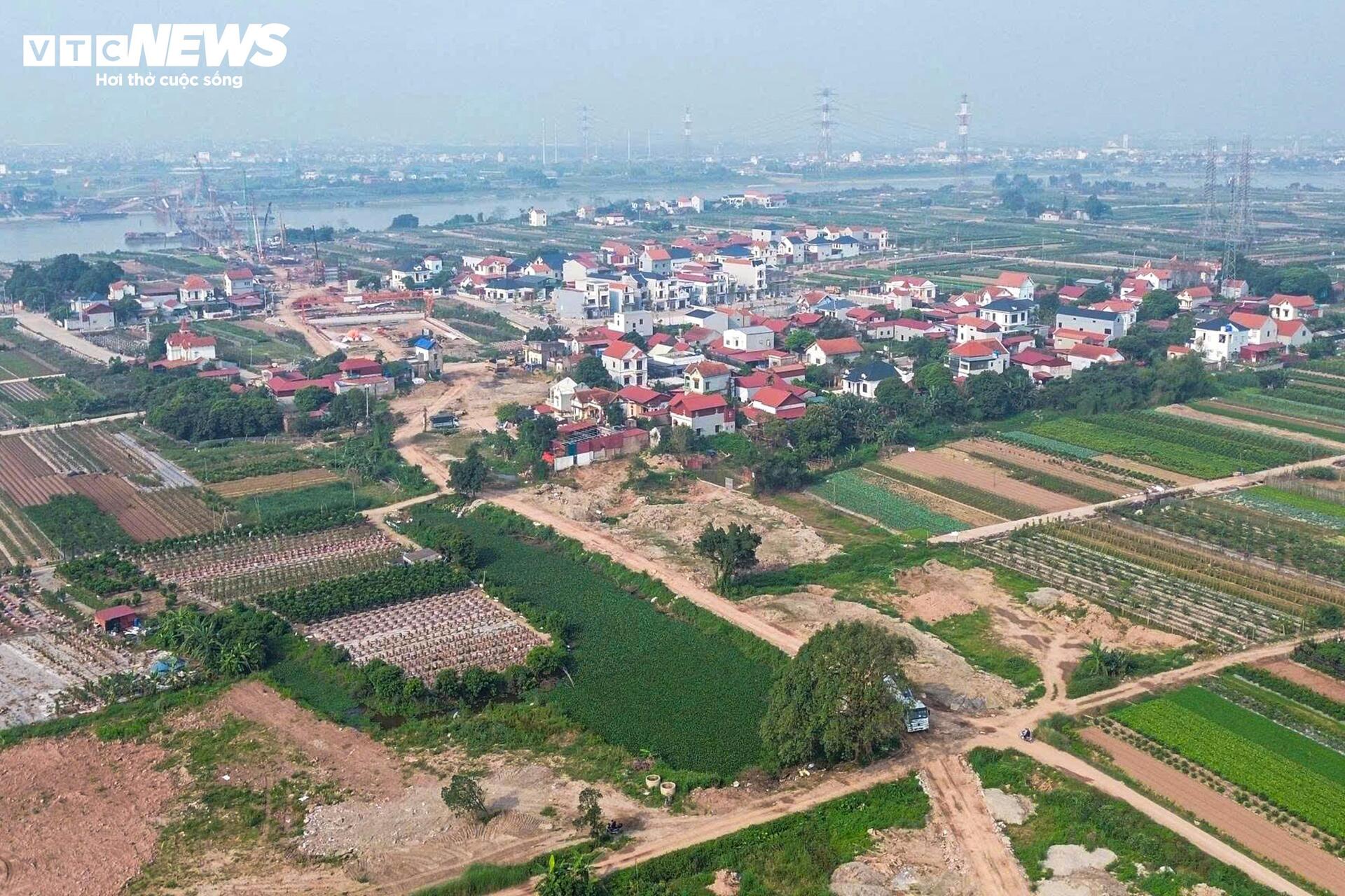 Cầu 4.900 tỷ vượt sông Hồng nối Hà Nội - Hưng Yên đang được thi công ra sao? - 12